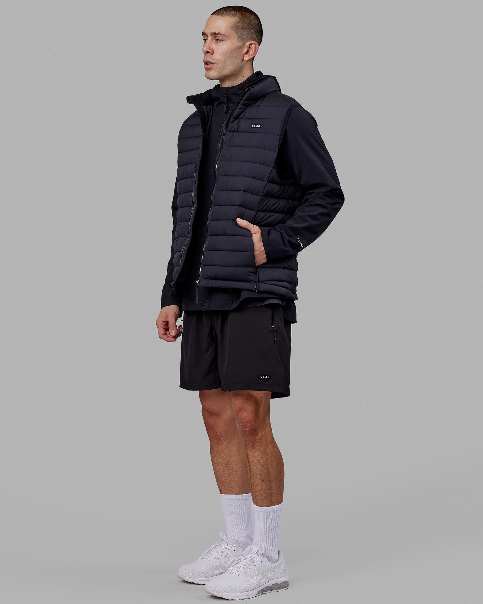 Fitstop Mens Functional Training Jacket - Black - Image 4