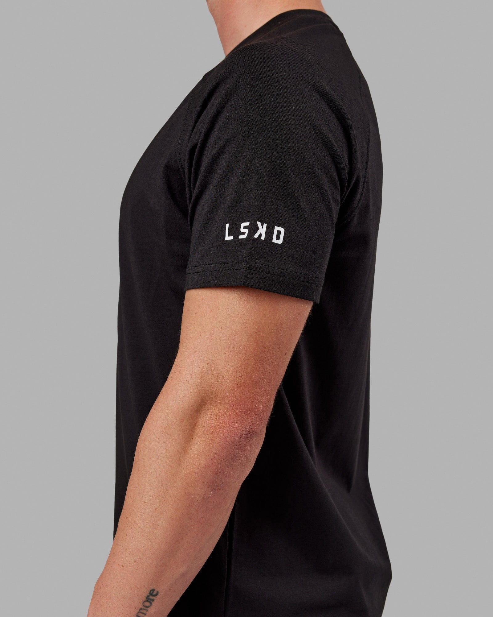 Fitstop Fast FLXCotton Tee - Black-White - Image 5