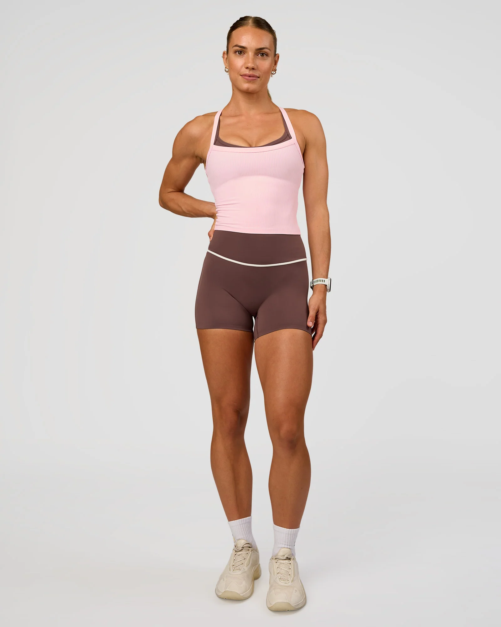 Flame Ribbed Tank - Marshmallow - Image 8