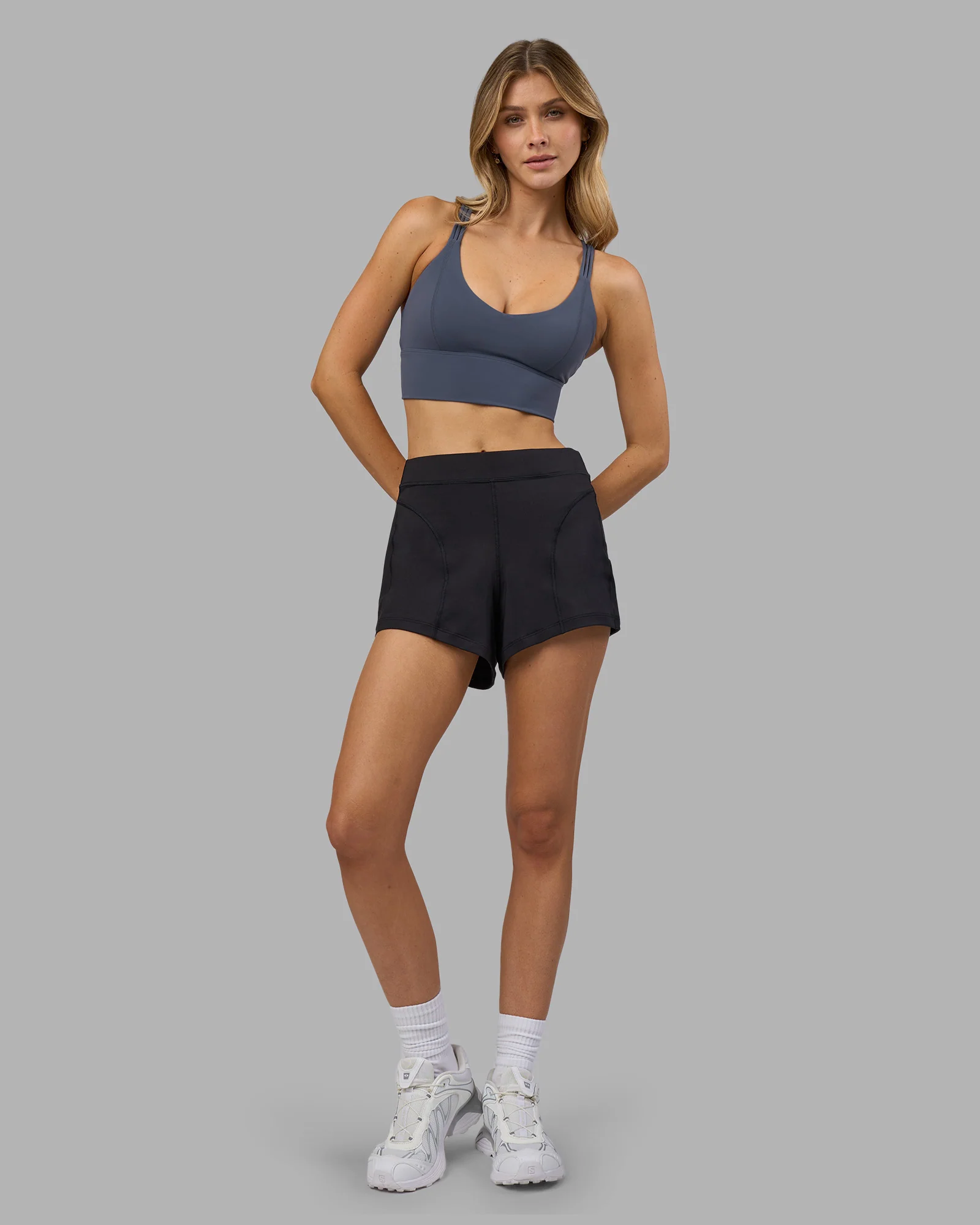 Flash Longline Sports Bra - Night Shadow - Image 5