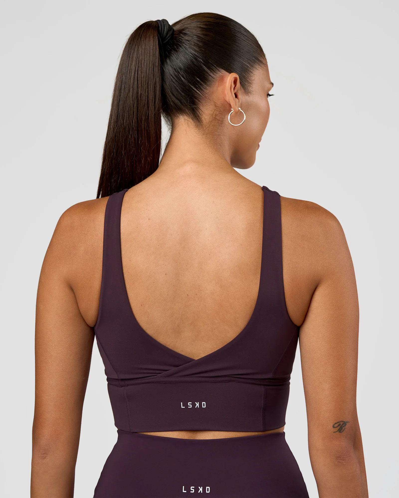 Function Longline Sports Bra - Midnight Plum - Image 2