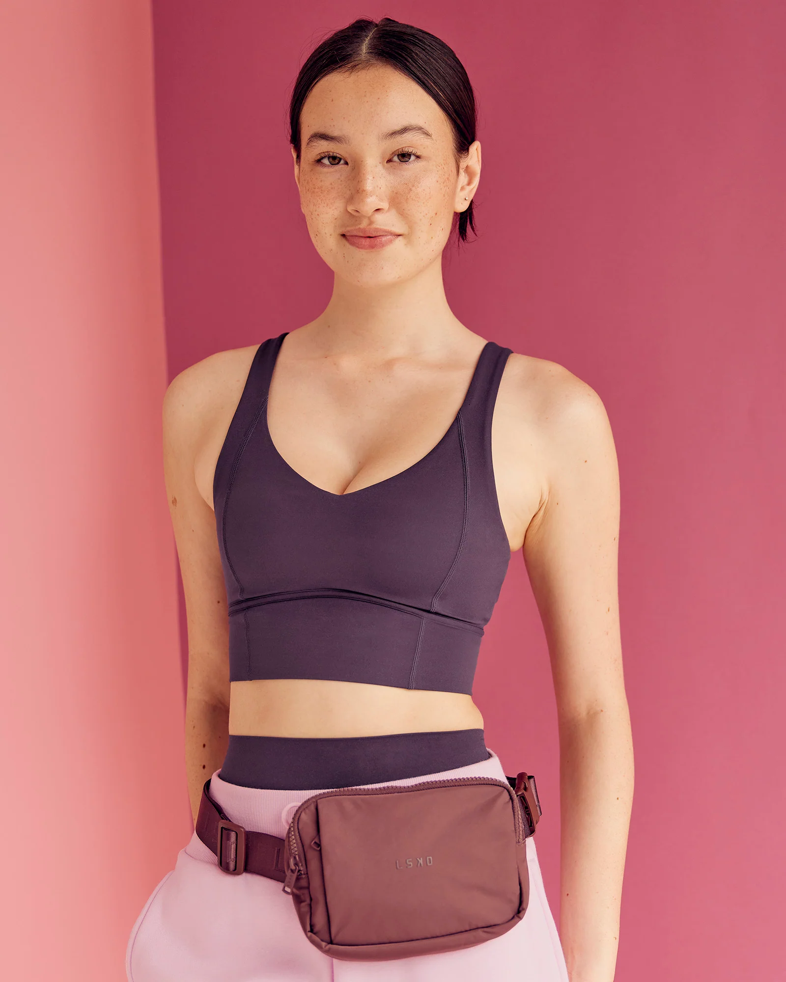Function Longline Sports Bra - Midnight Plum - Image 5