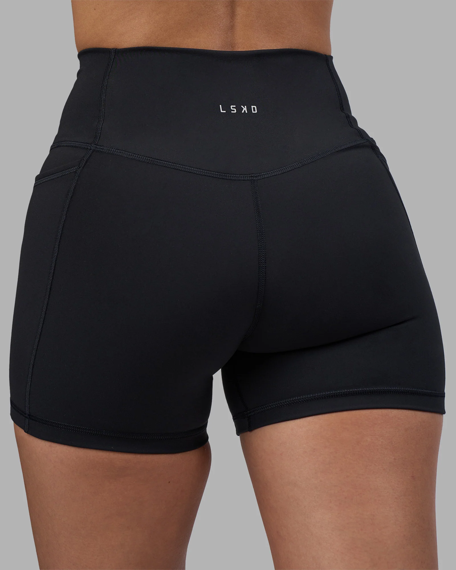 Fusion High-Rise 4" Short Pockets - Black - Image 8