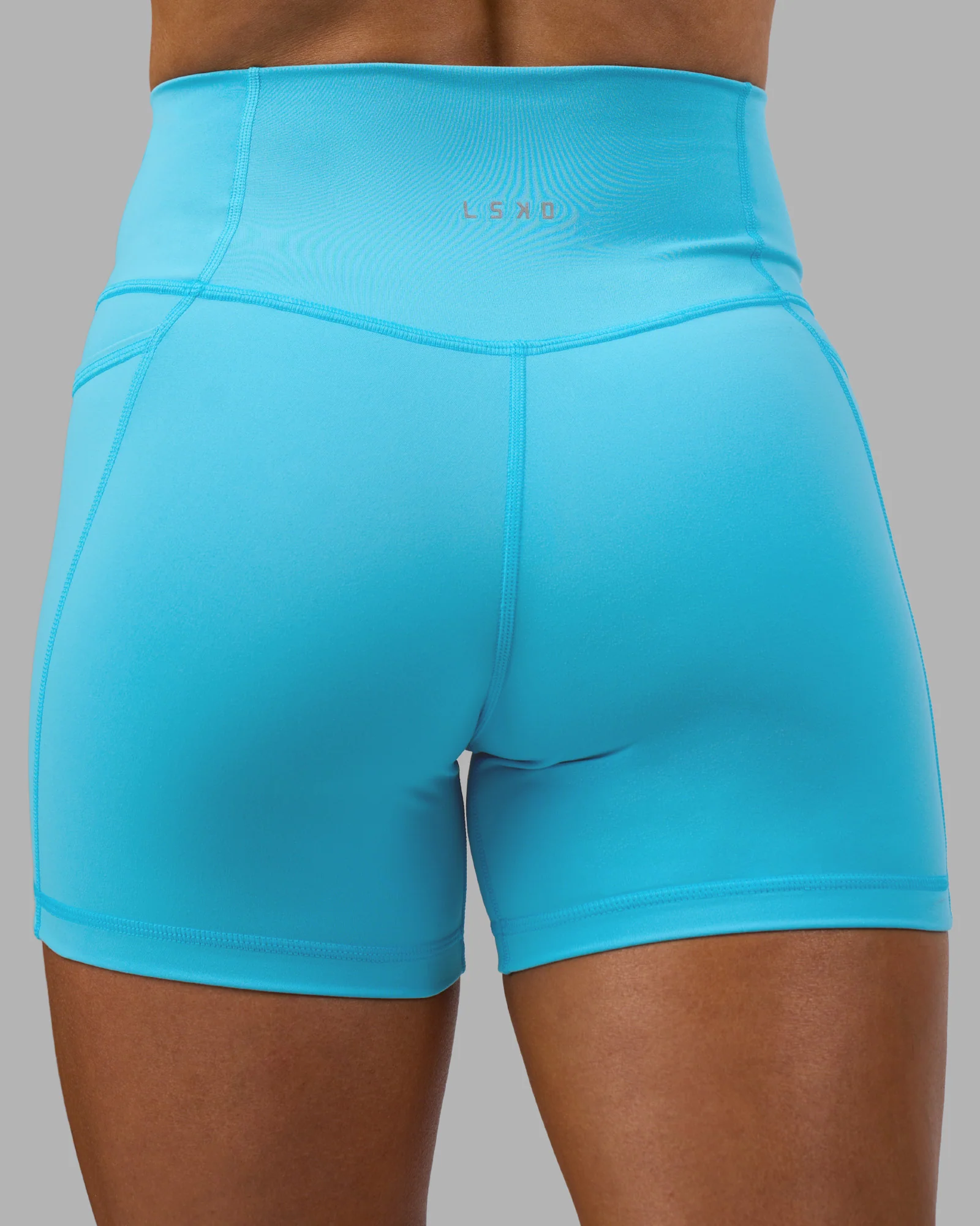 Fusion High-Rise 4" Short Pockets - Blue Atoll - Image 8