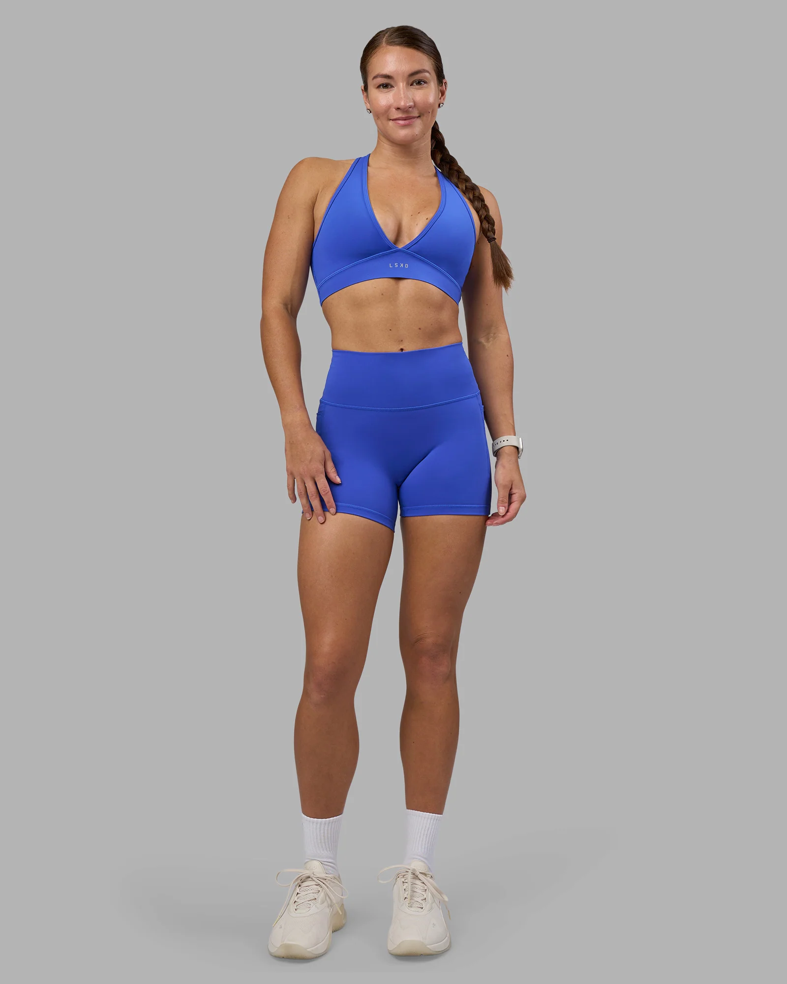 Fusion High-Rise 4" Short Pockets - Power Cobalt - Image 3