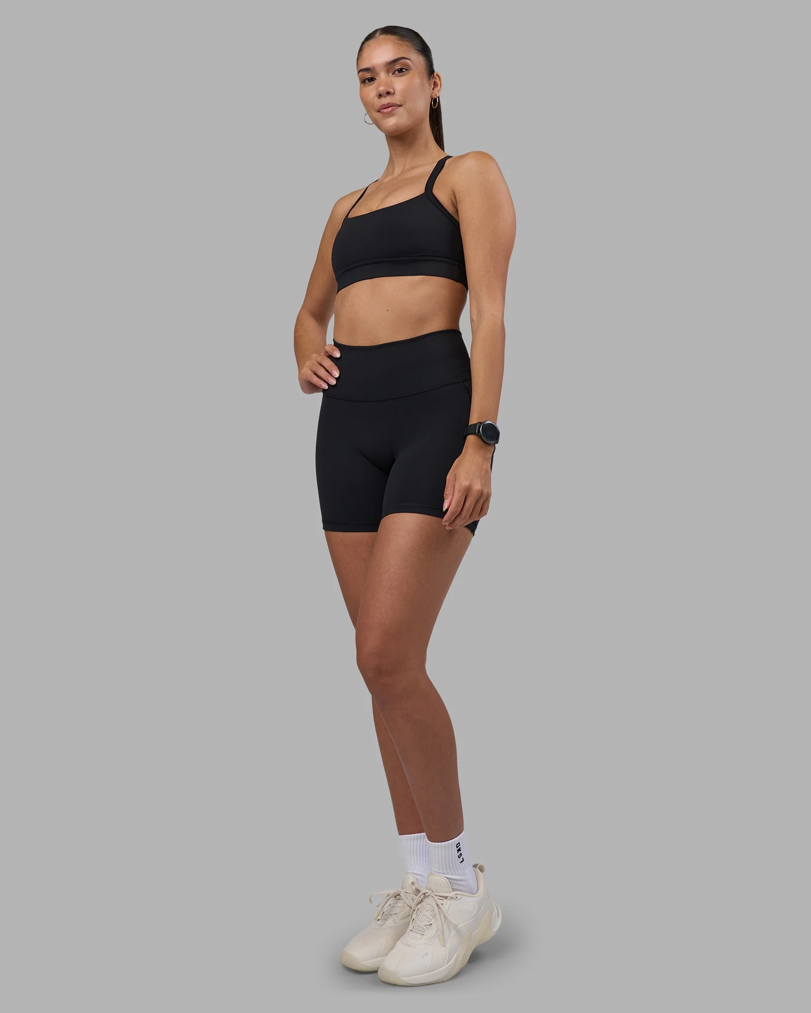 Fusion High-Rise 6" Short Pockets - Black - Image 2