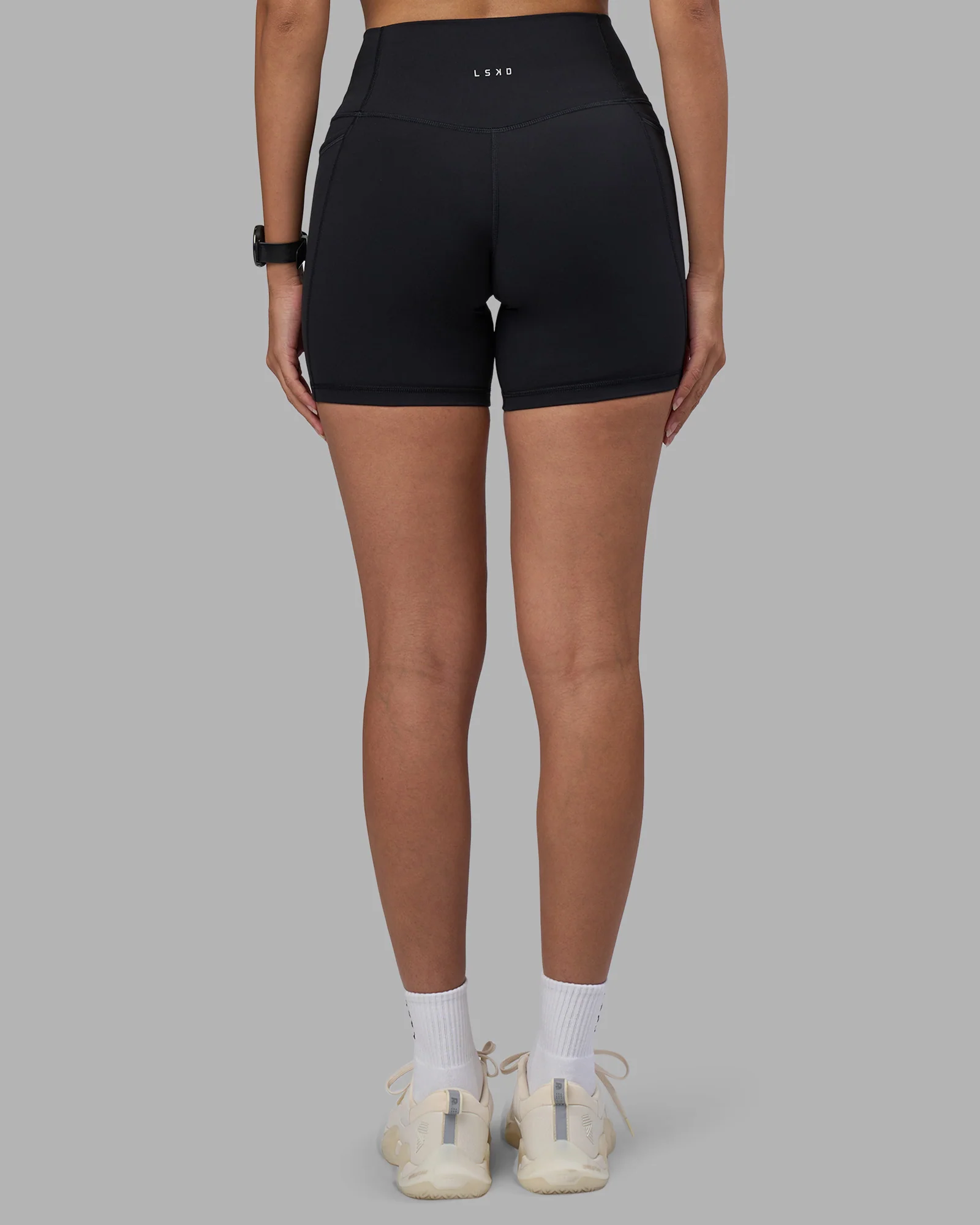 Fusion High-Rise 6" Short Pockets - Black - Image 4