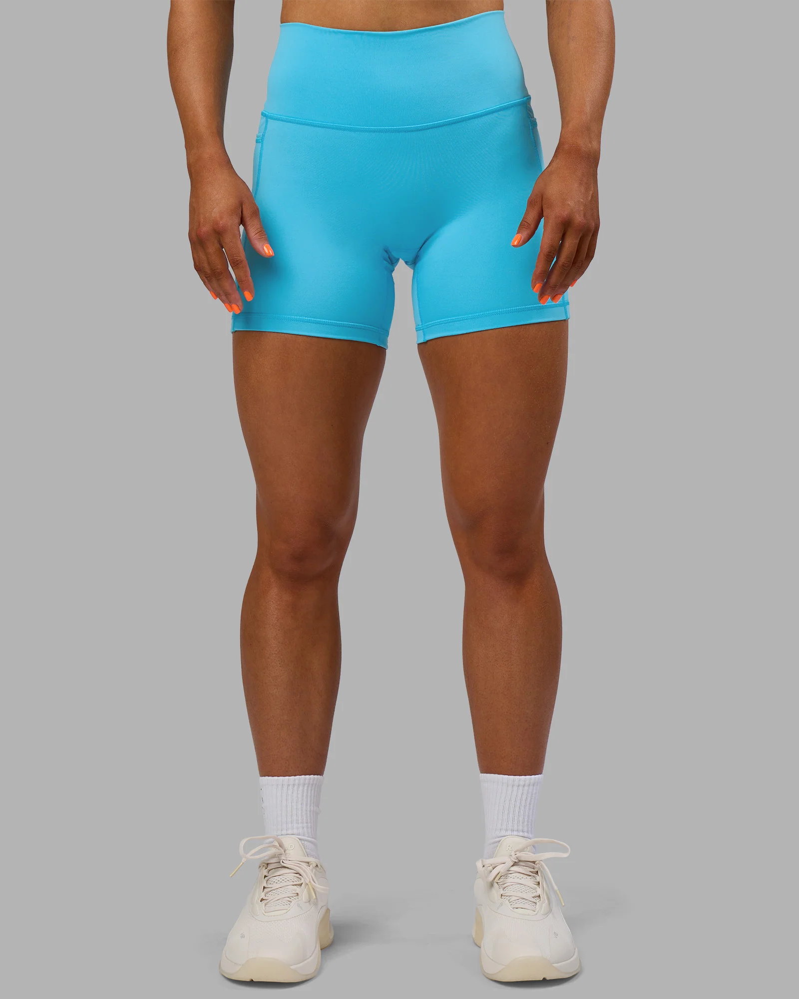 Fusion High-Rise 6" Short Pockets - Blue Atoll - Image 7
