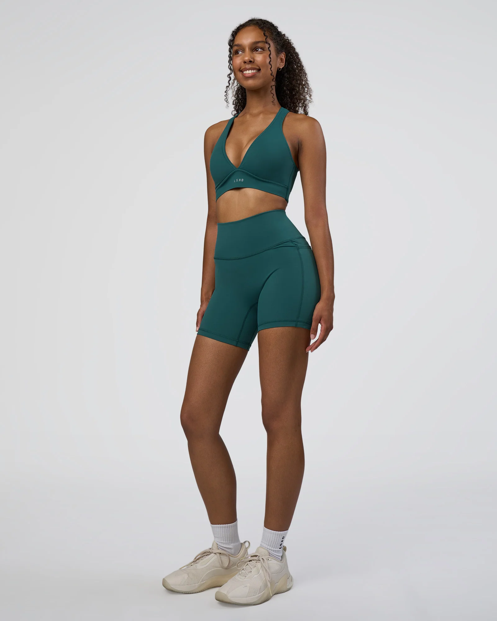 Fusion High-Rise 6" Short Pockets - Transformative Teal - Image 2