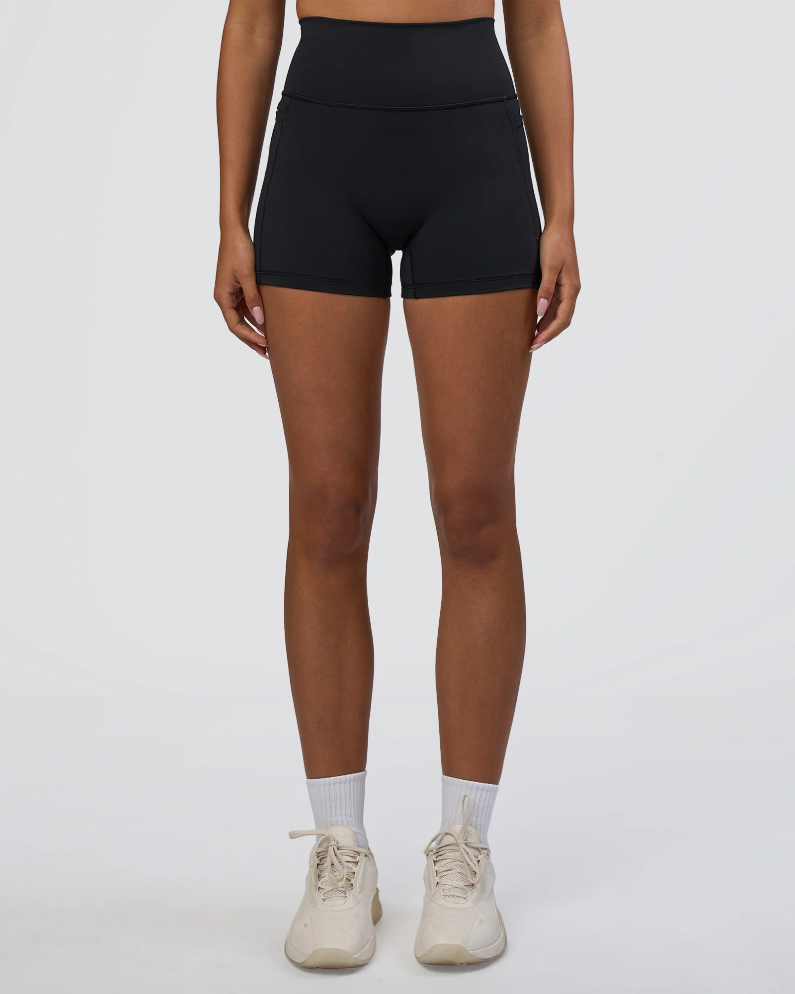 Fusion Ultra High-Rise 4" Short Pockets - Black - Image 8