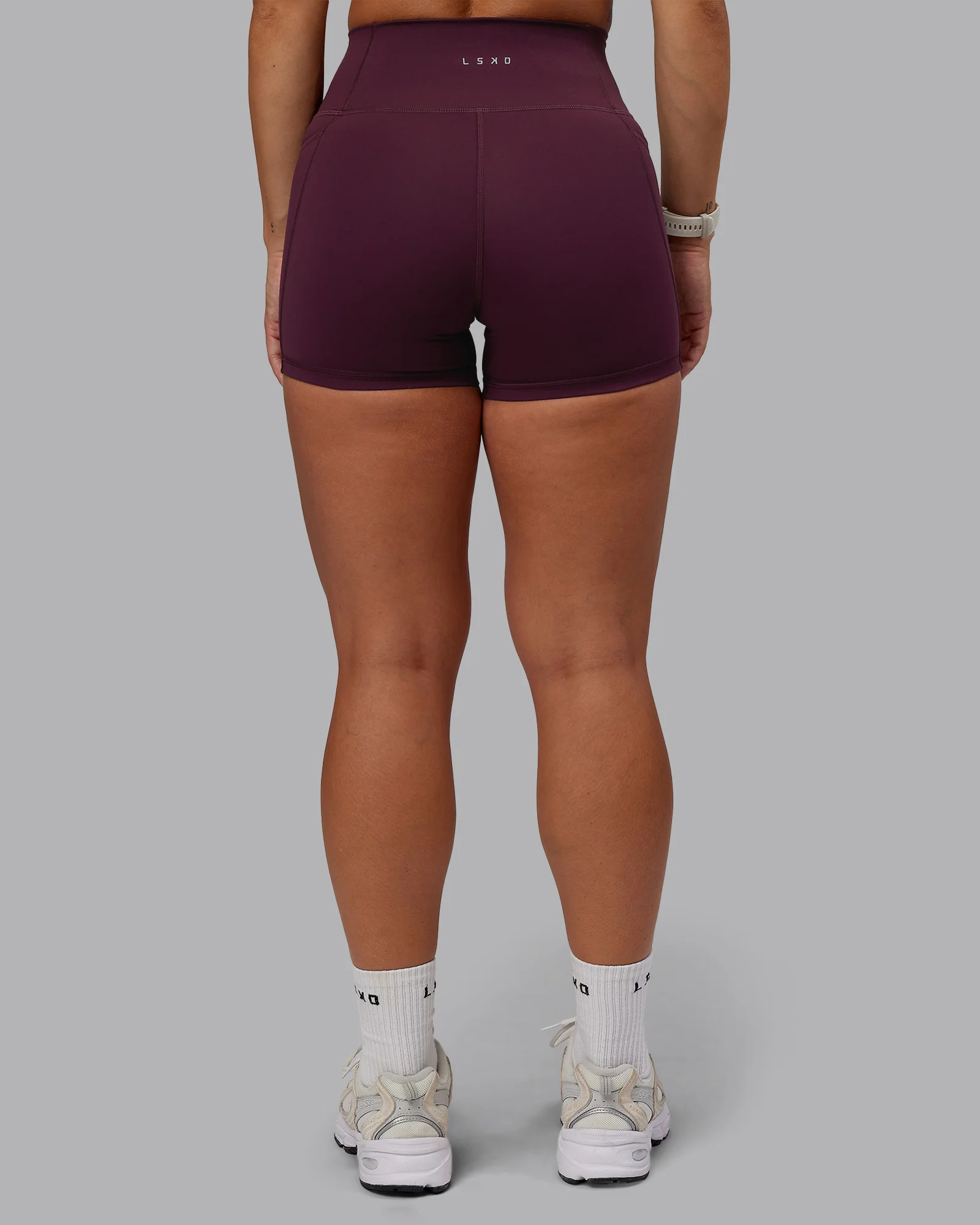 Fusion Ultra High-Rise 4" Short Pockets - Cherry Lacquer - Image 5