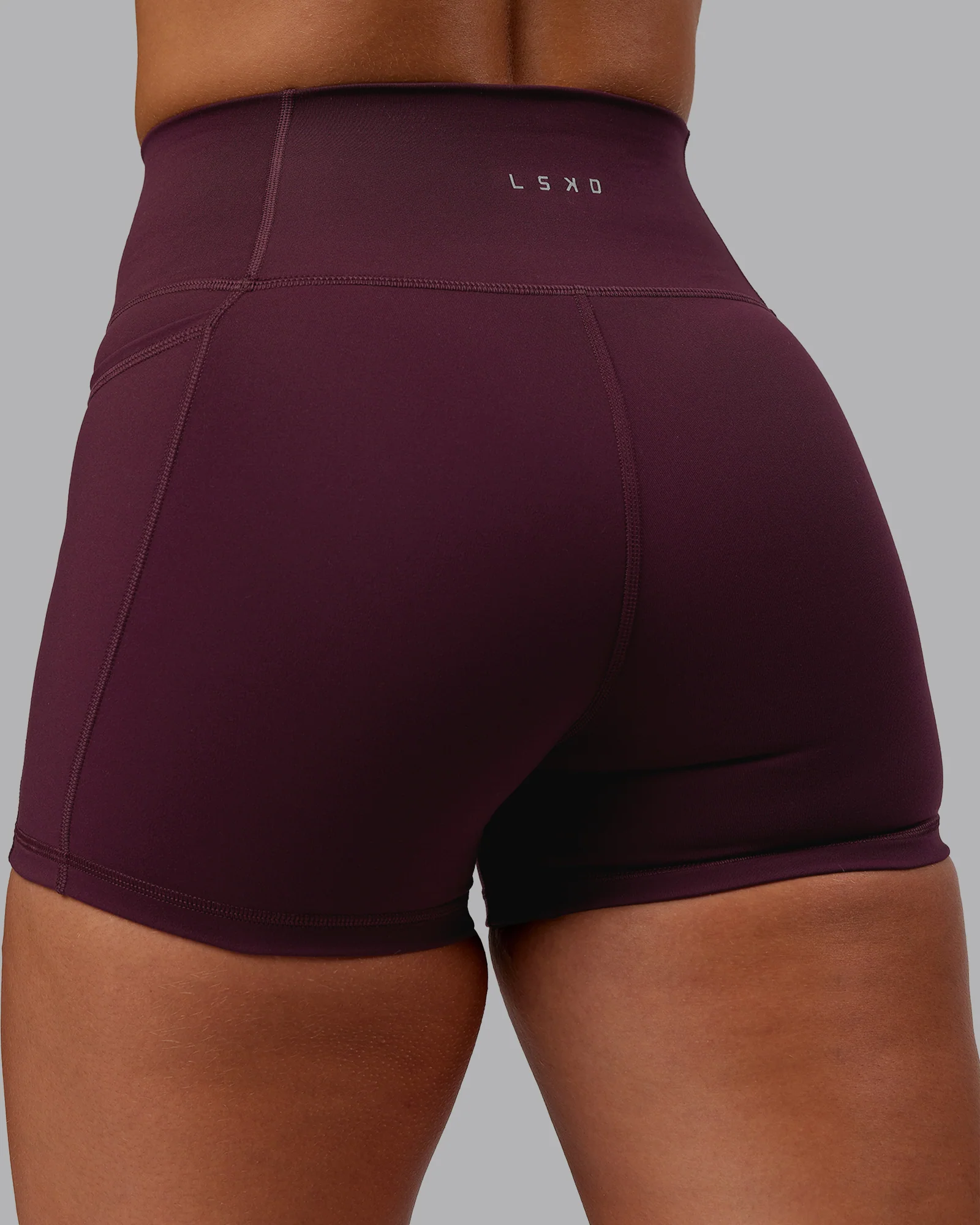 Fusion Ultra High-Rise 4" Short Pockets - Cherry Lacquer - Image 8