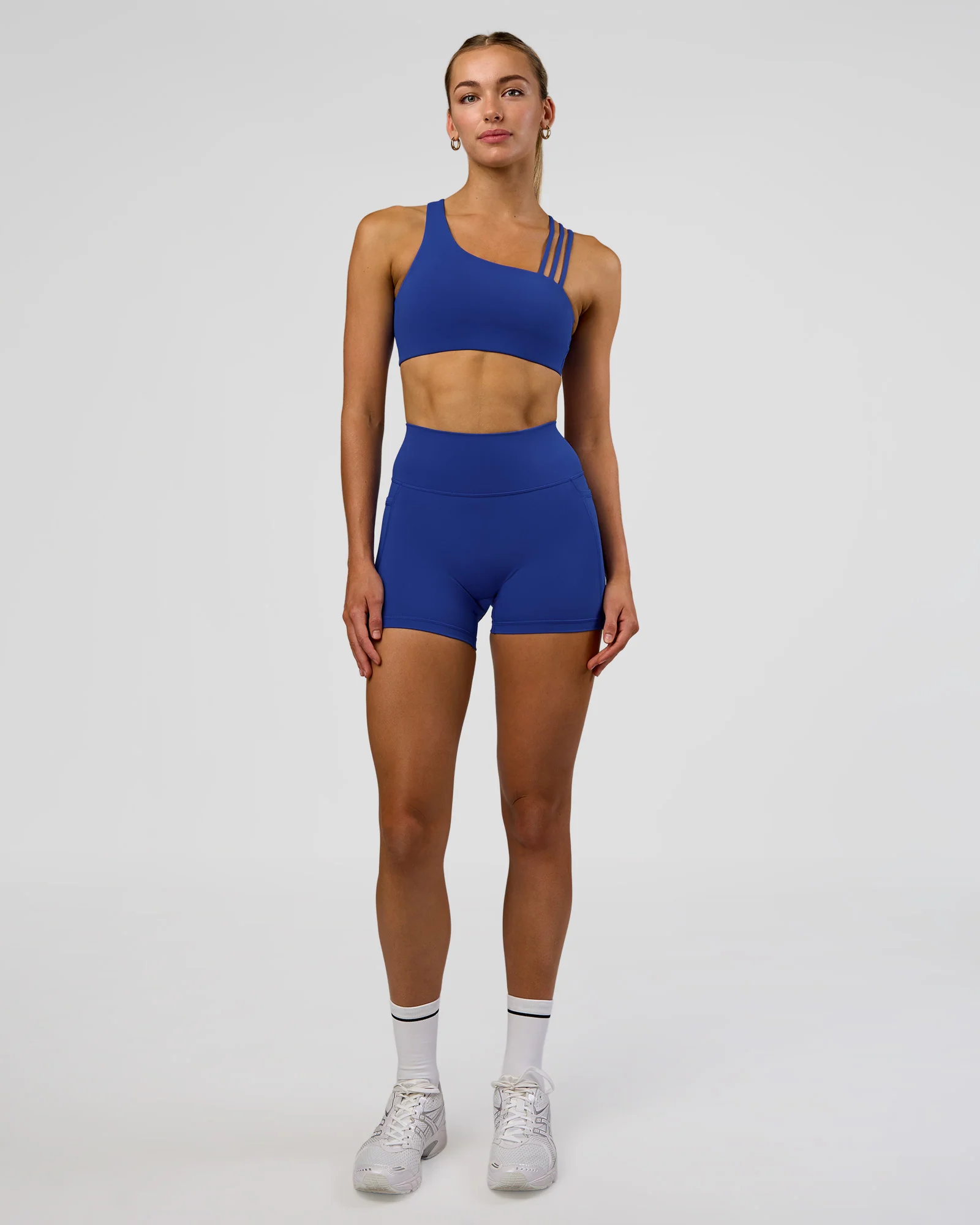 Fusion Ultra High-Rise 4" Short Pockets - Electric Indigo - Image 3