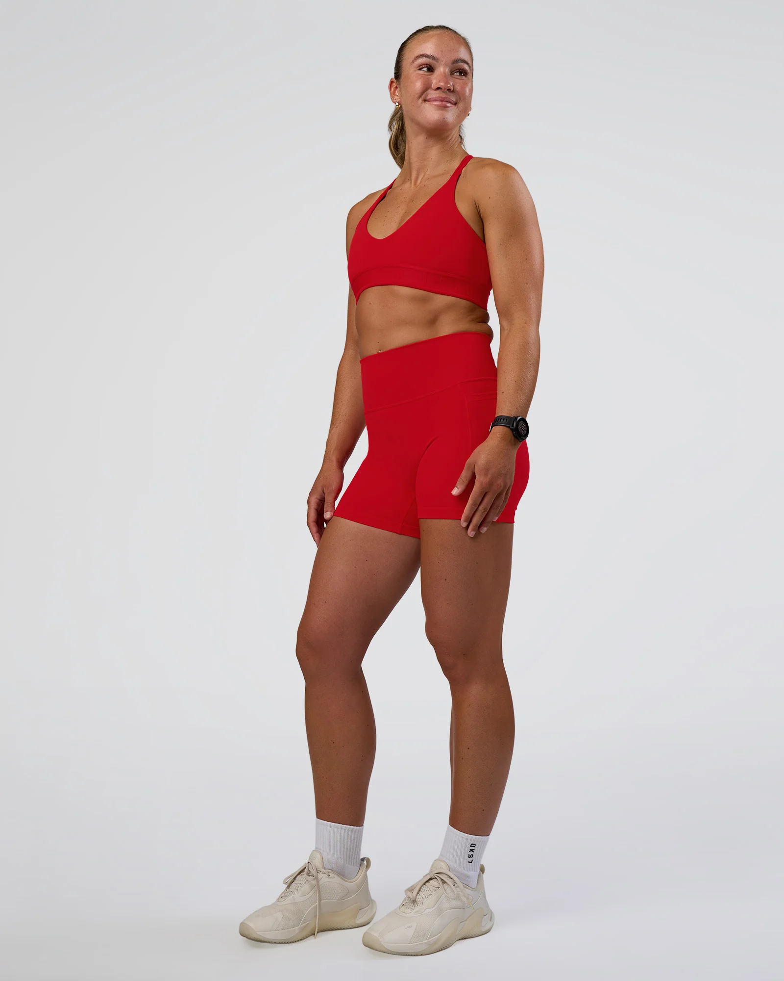 Fusion Ultra High-Rise 4" Short Pockets - Flame - Image 5