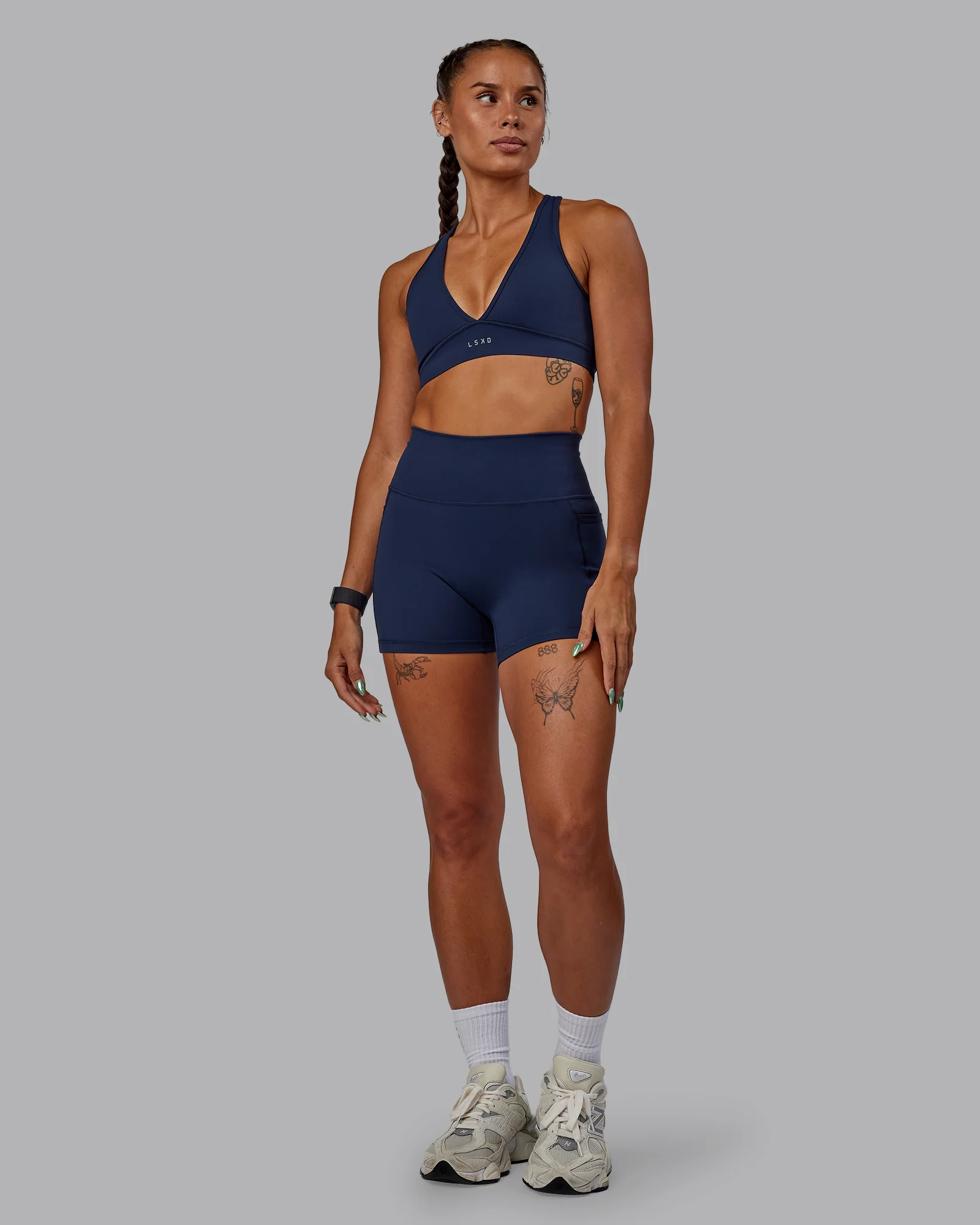 Fusion Ultra High-Rise 4" Short Pockets - Future Navy - Image 4
