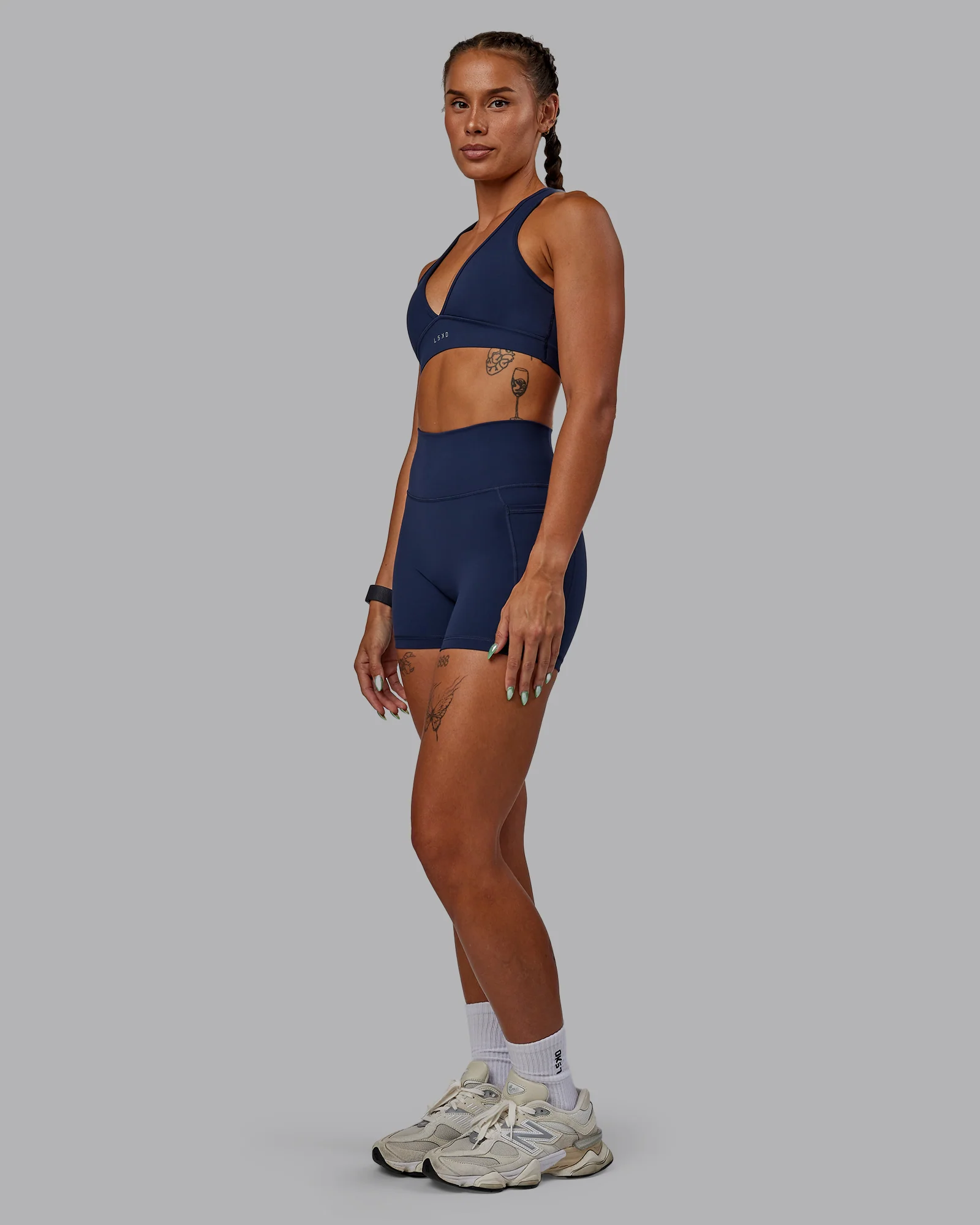 Fusion Ultra High-Rise 4" Short Pockets - Future Navy - Image 5