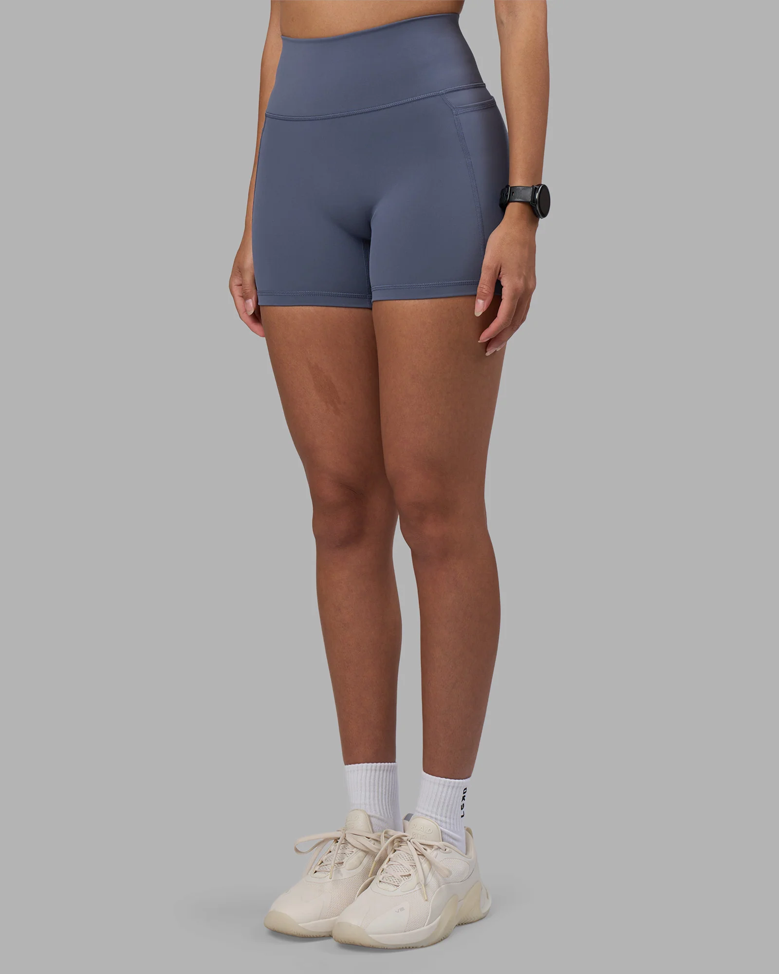 Fusion Ultra High-Rise 4" Short Pockets - Night Shadow - Image 3