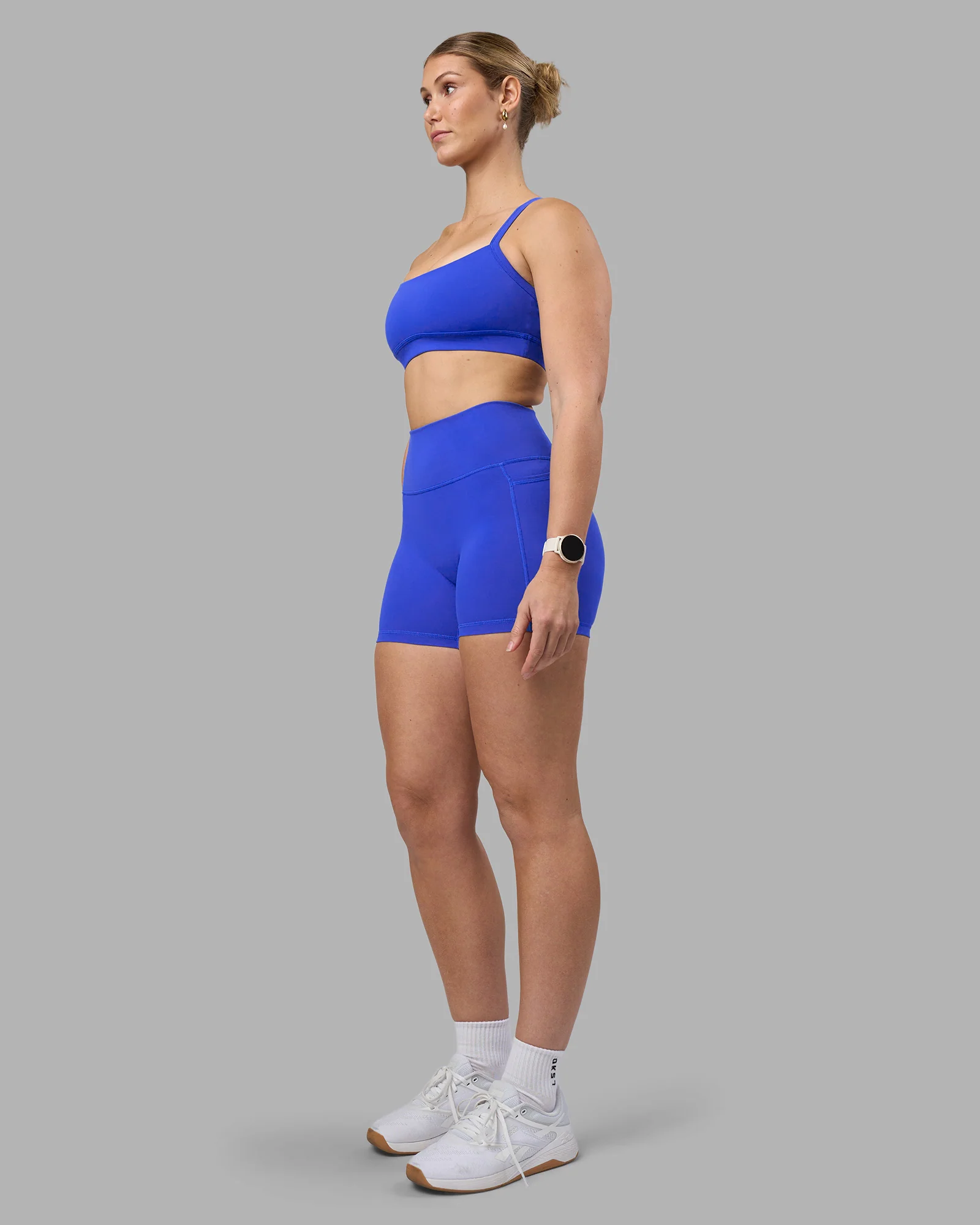 Fusion Ultra High-Rise 4" Short Pockets - Power Cobalt - Image 8