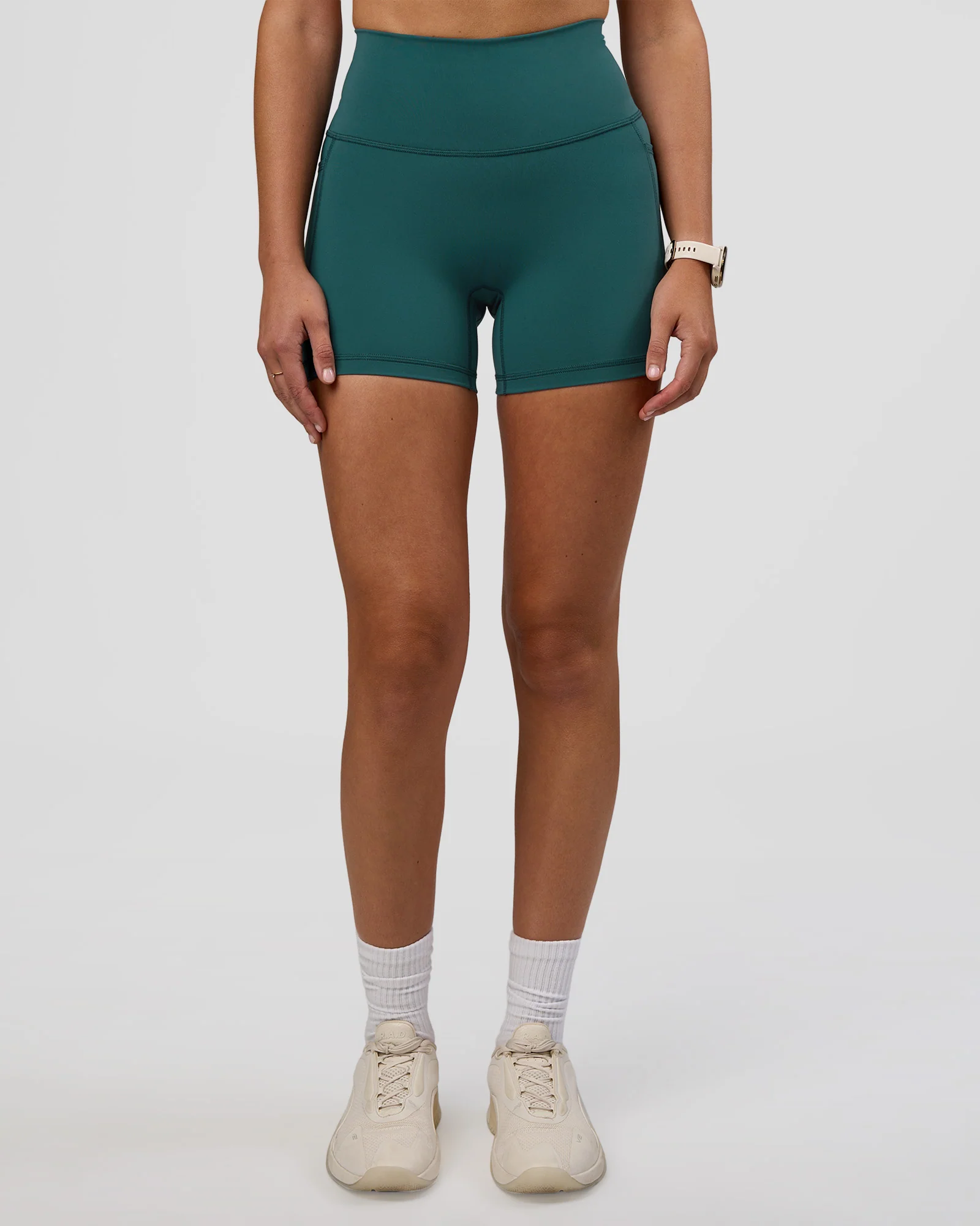 Fusion Ultra High-Rise 4" Short Pockets - Transformative Teal - Image 7