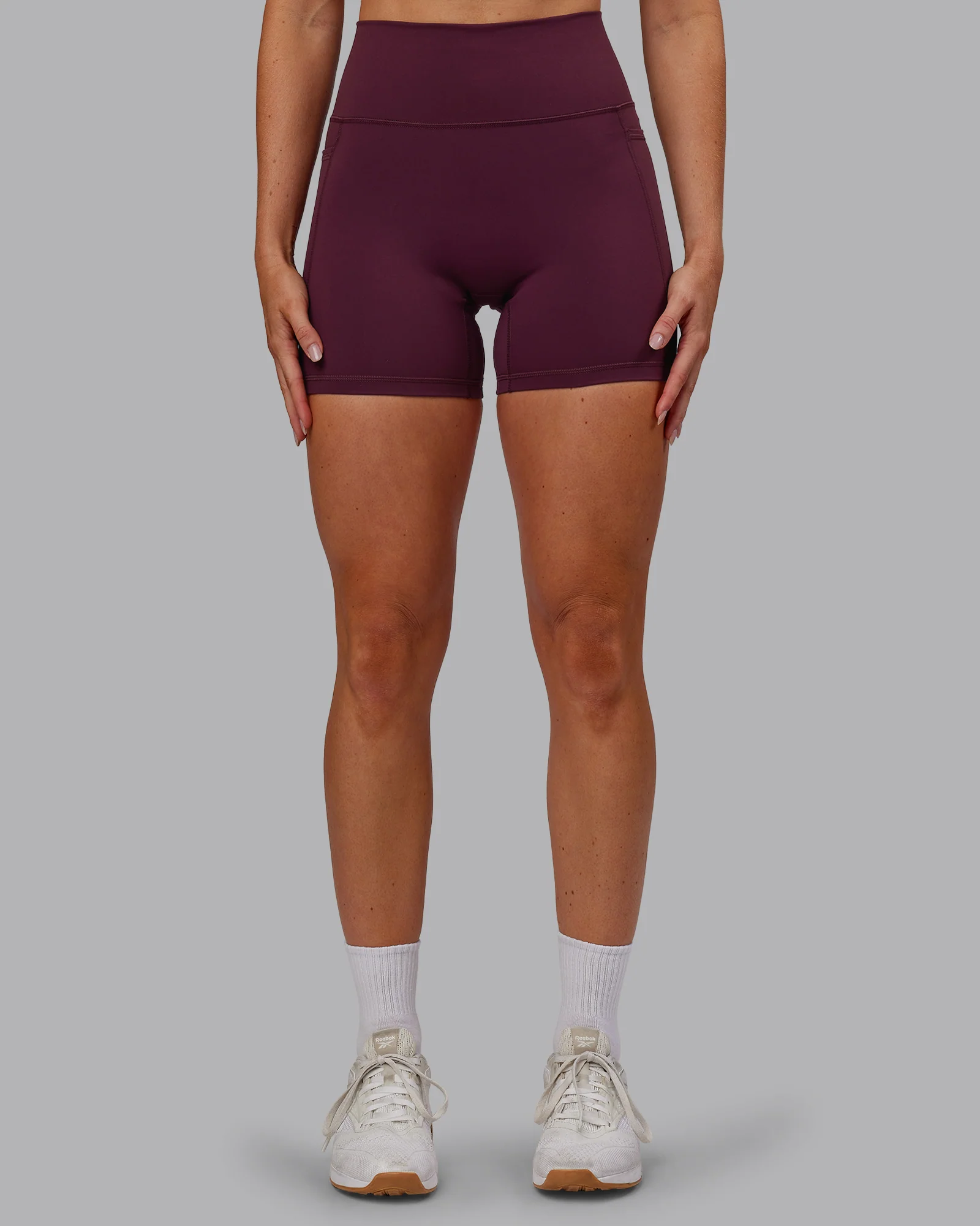 Fusion Ultra High-Rise 6" Short Pockets - Cherry Lacquer - Image 7