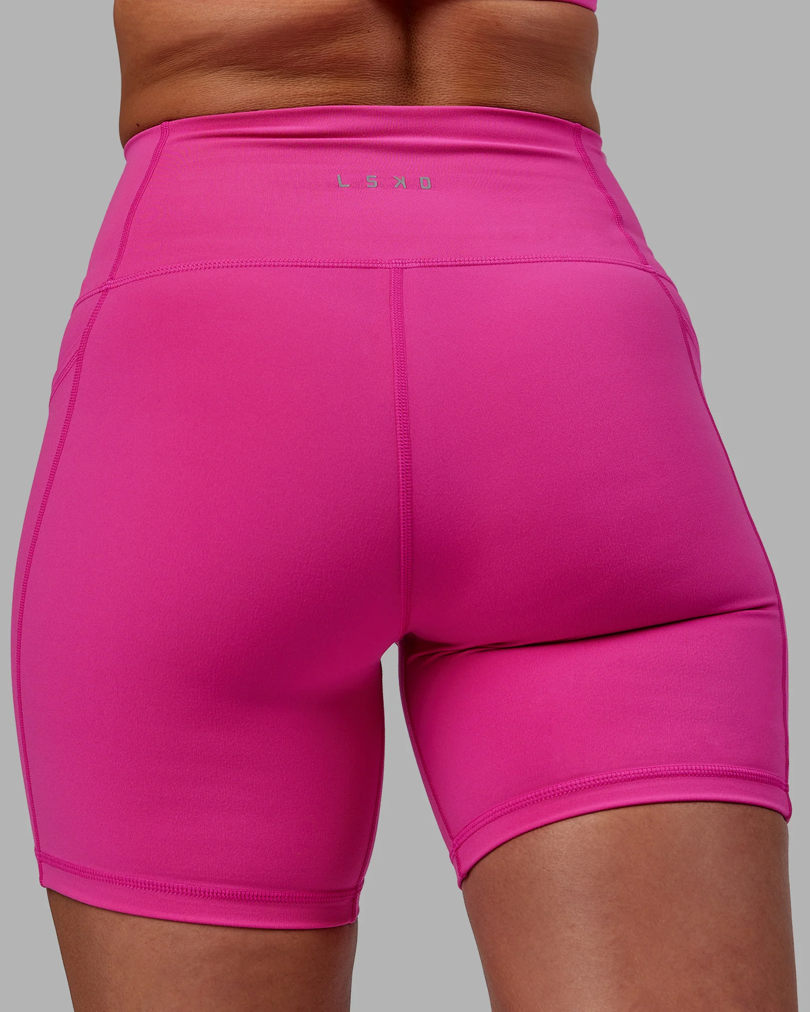 Fusion Ultra High-Rise 6" Short Pockets - Fuchsia Pink - Image 8