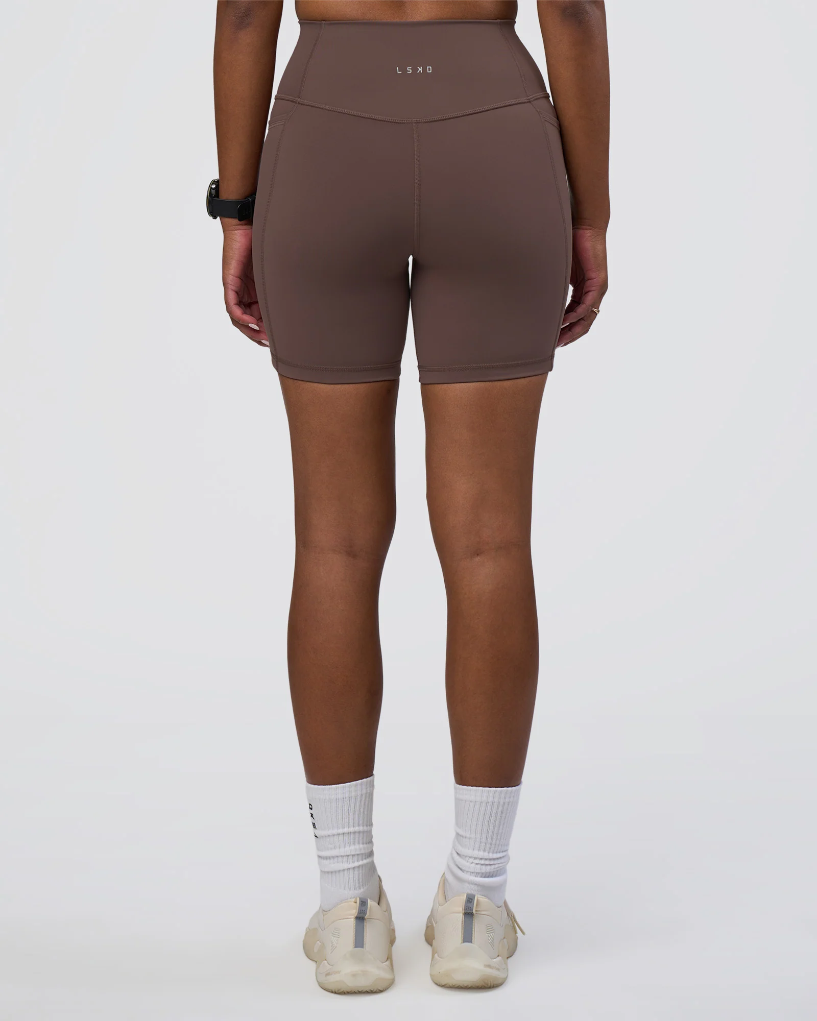 Fusion Ultra High-Rise 6" Short Pockets - Peppercorn - Image 4