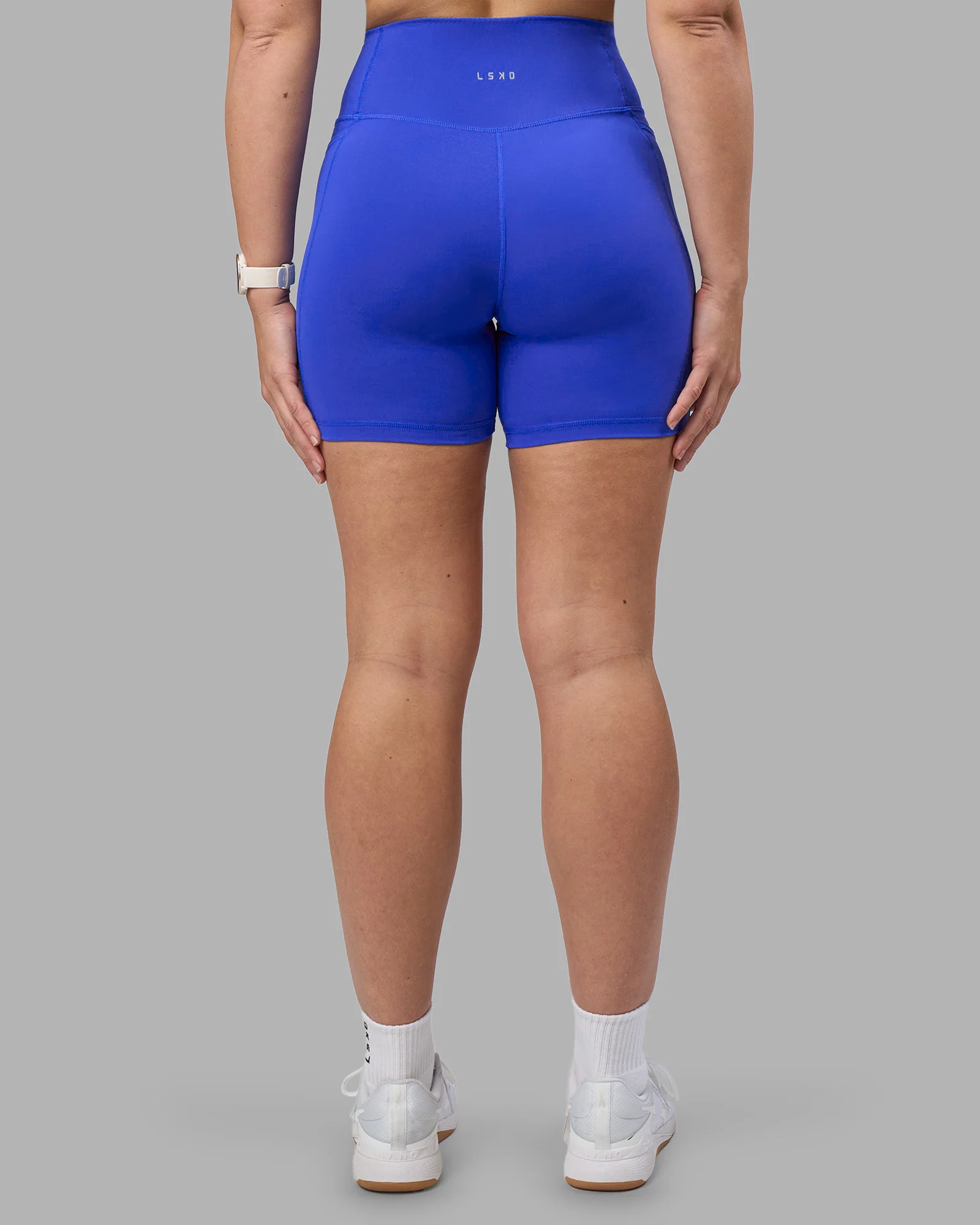 Fusion Ultra High-Rise 6" Short Pockets - Power Cobalt - Image 5
