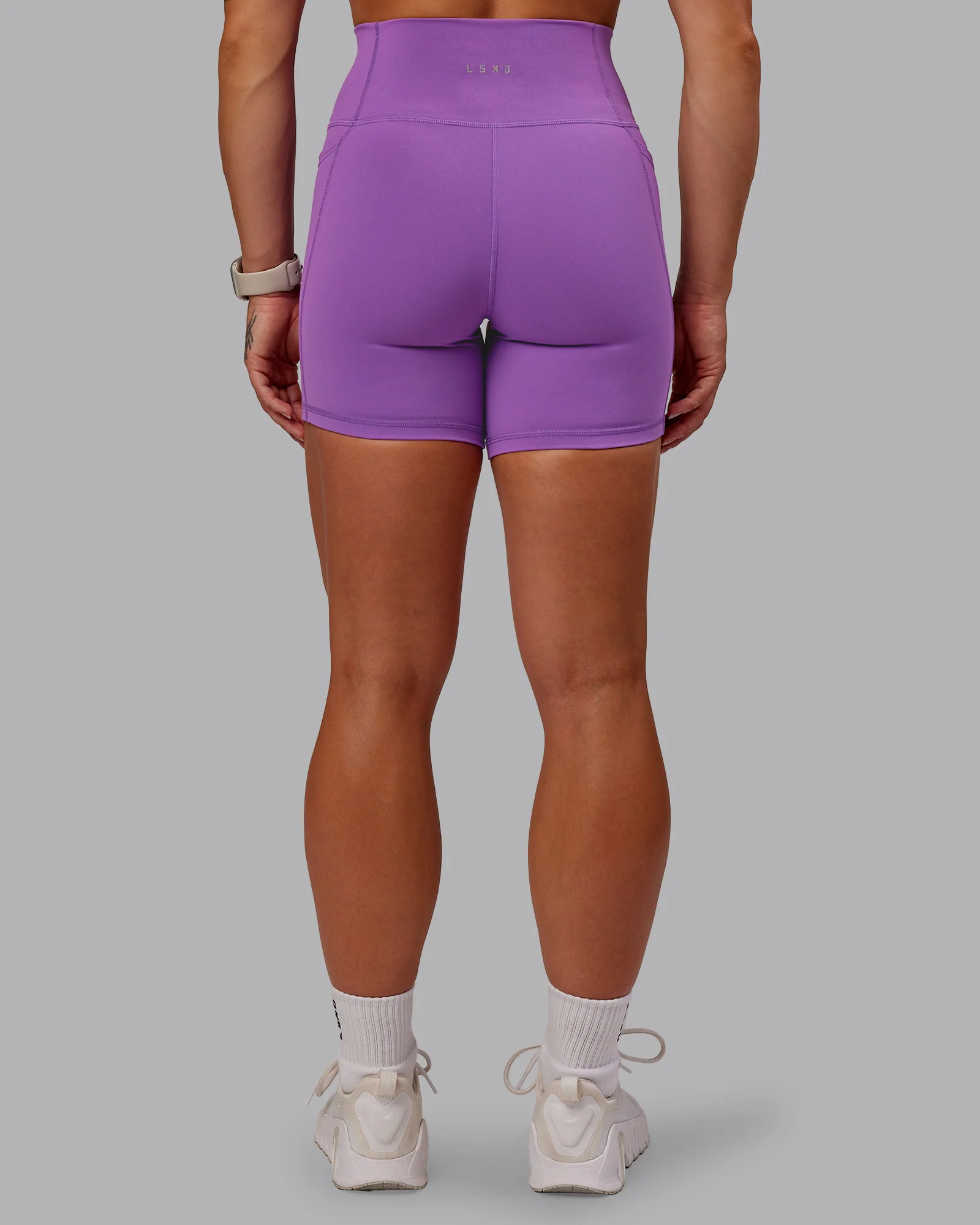 Fusion Ultra High-Rise 6" Short Pockets - Purple Fizz - Image 4