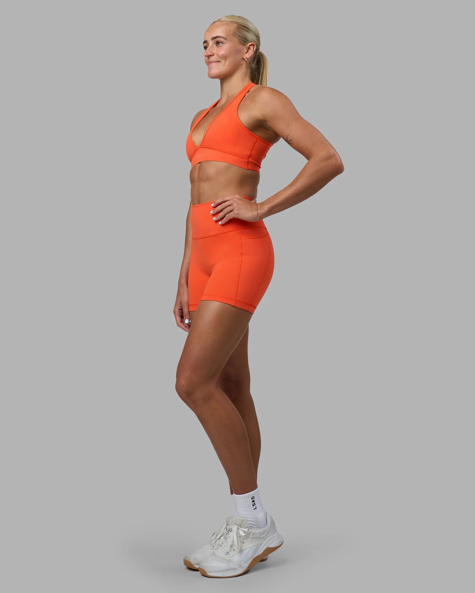 Fusion Ultra High-Rise 6" Short Pockets - Ultra Orange - Image 3
