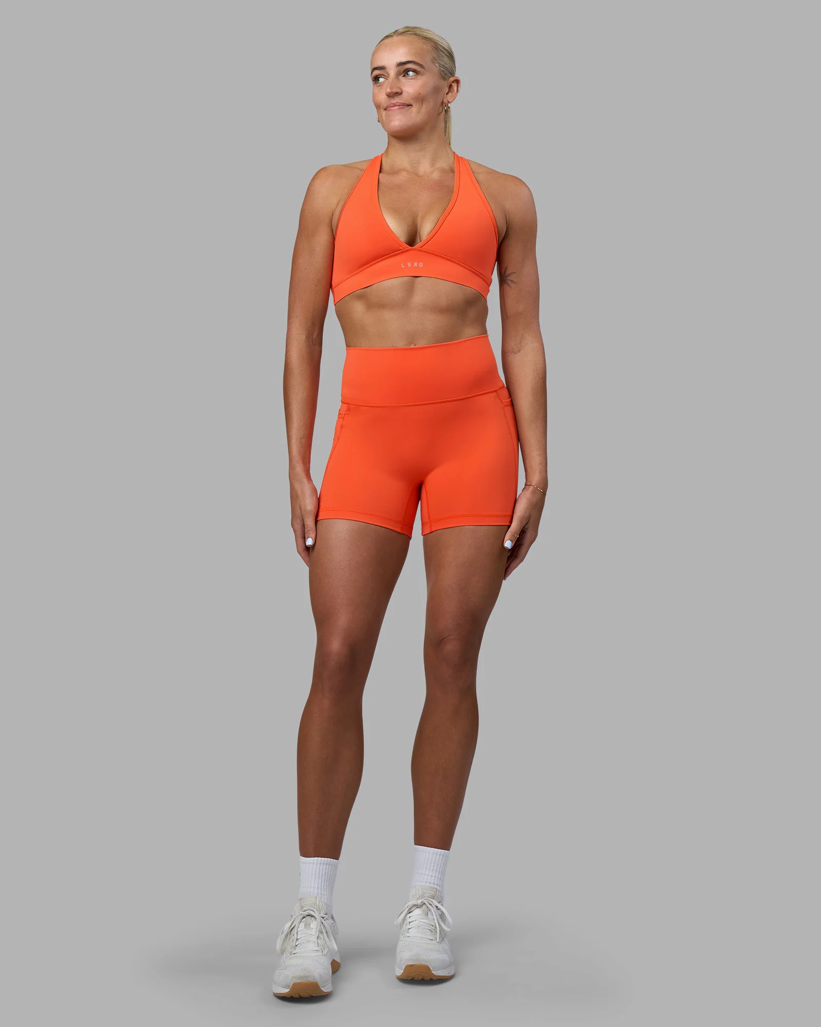Fusion Ultra High-Rise 6" Short Pockets - Ultra Orange - Image 6