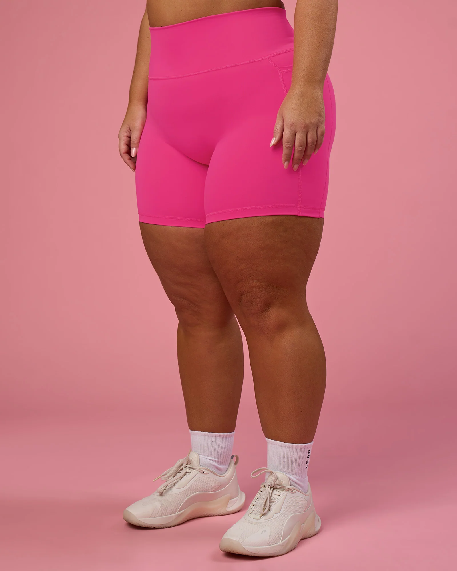 Fusion Ultra High-Rise 6" Short Pockets - Ultra Pink - Image 10