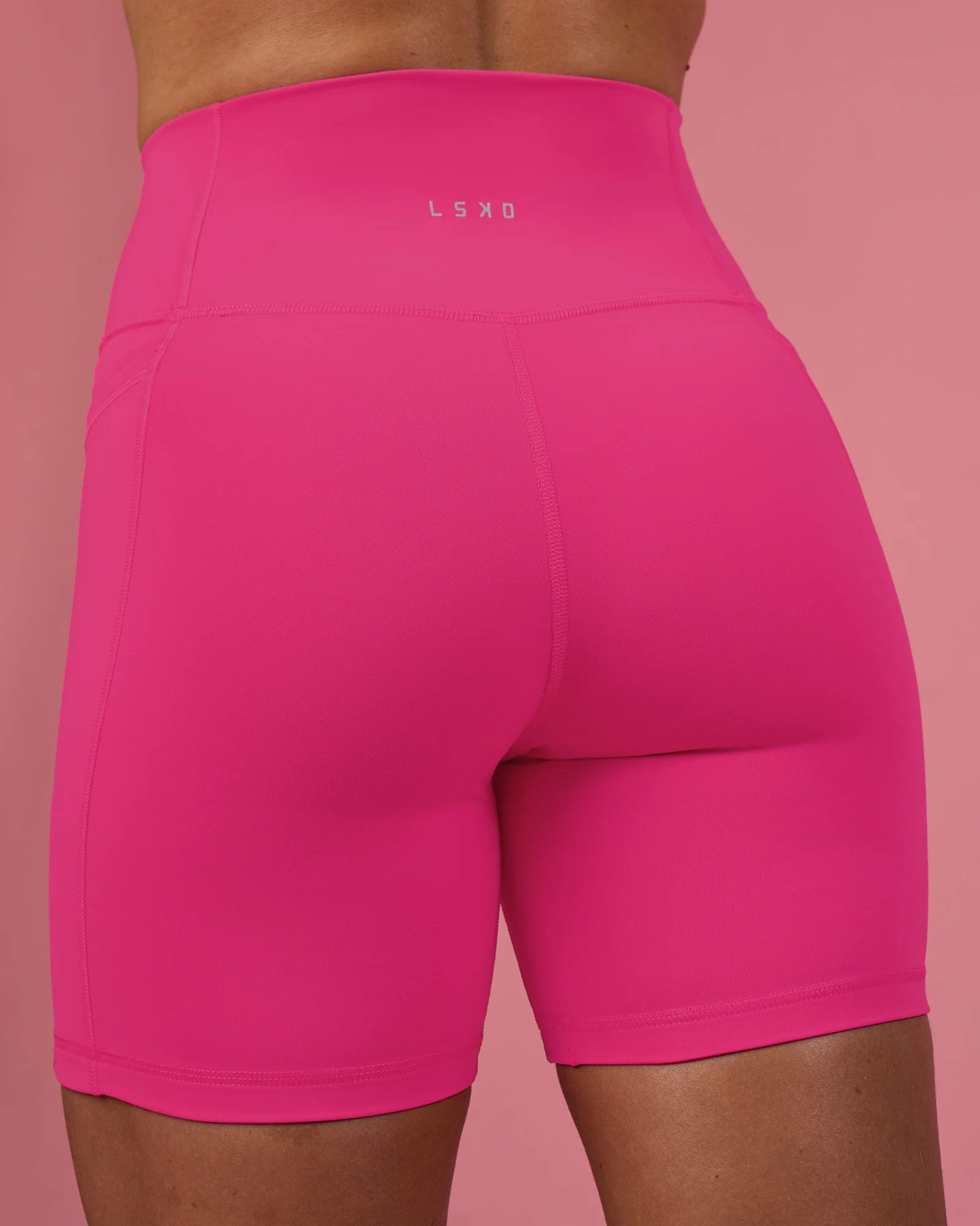 Fusion Ultra High-Rise 6" Short Pockets - Ultra Pink - Image 4
