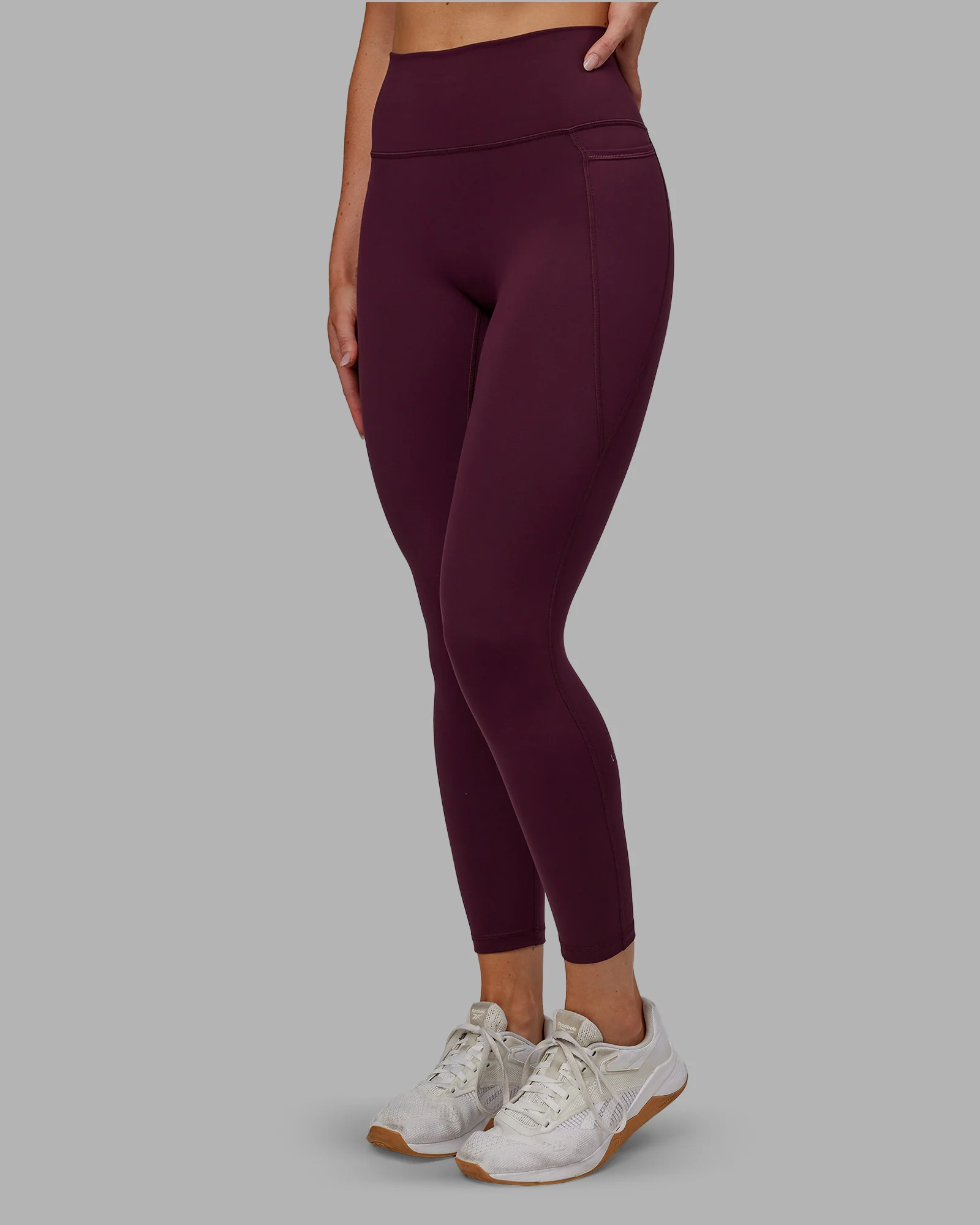 Fusion Ultra High-Rise 7/8 Legging Pockets - Cherry Lacquer - Image 2