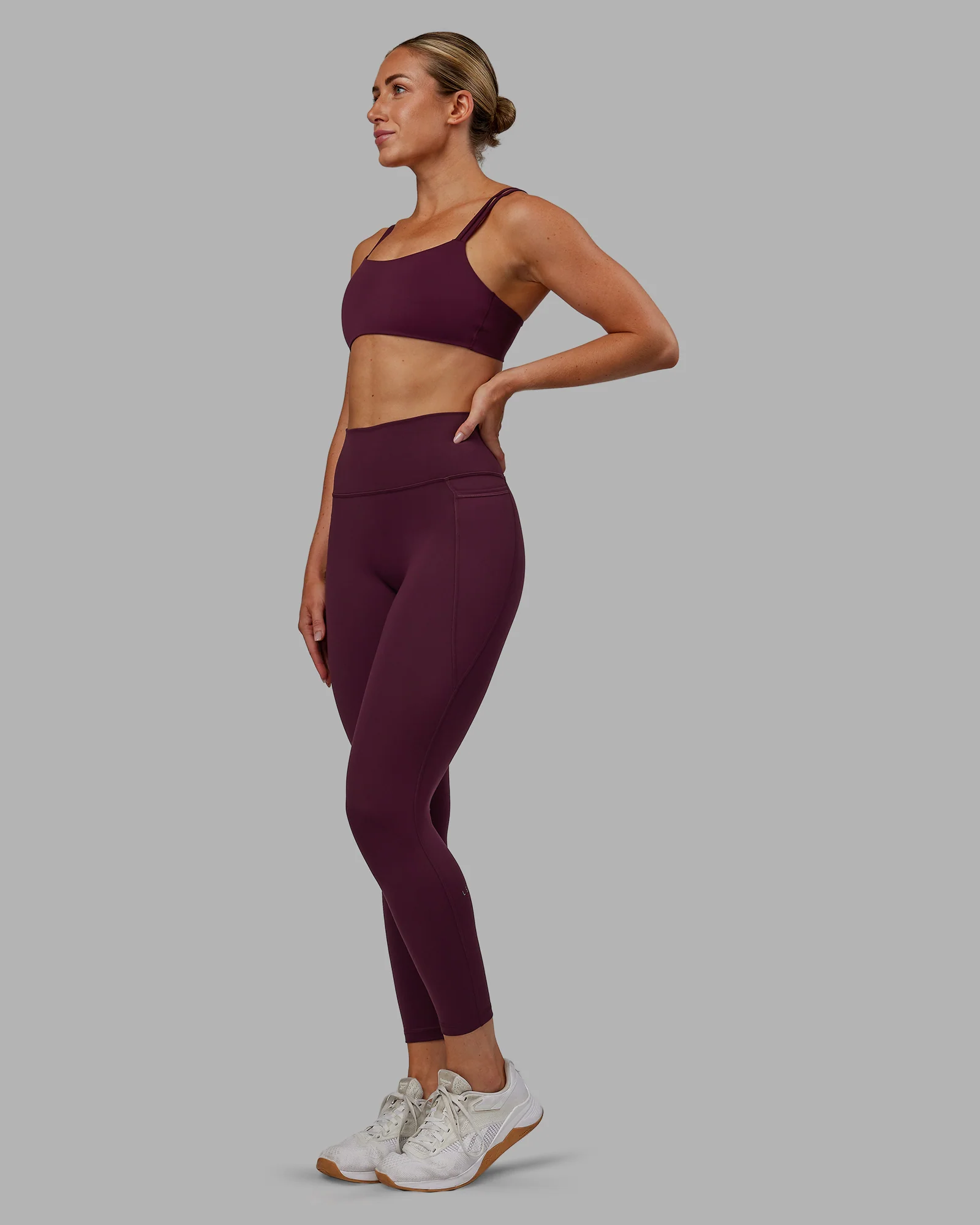 Fusion Ultra High-Rise 7/8 Legging Pockets - Cherry Lacquer - Image 6