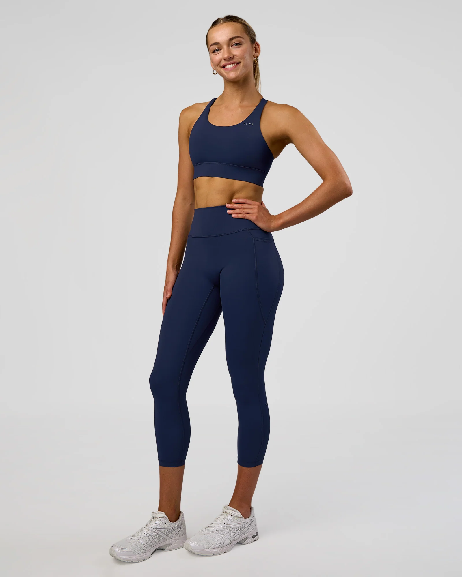Fusion Ultra High-Rise 7/8 Legging Pockets - Future Navy - Image 2