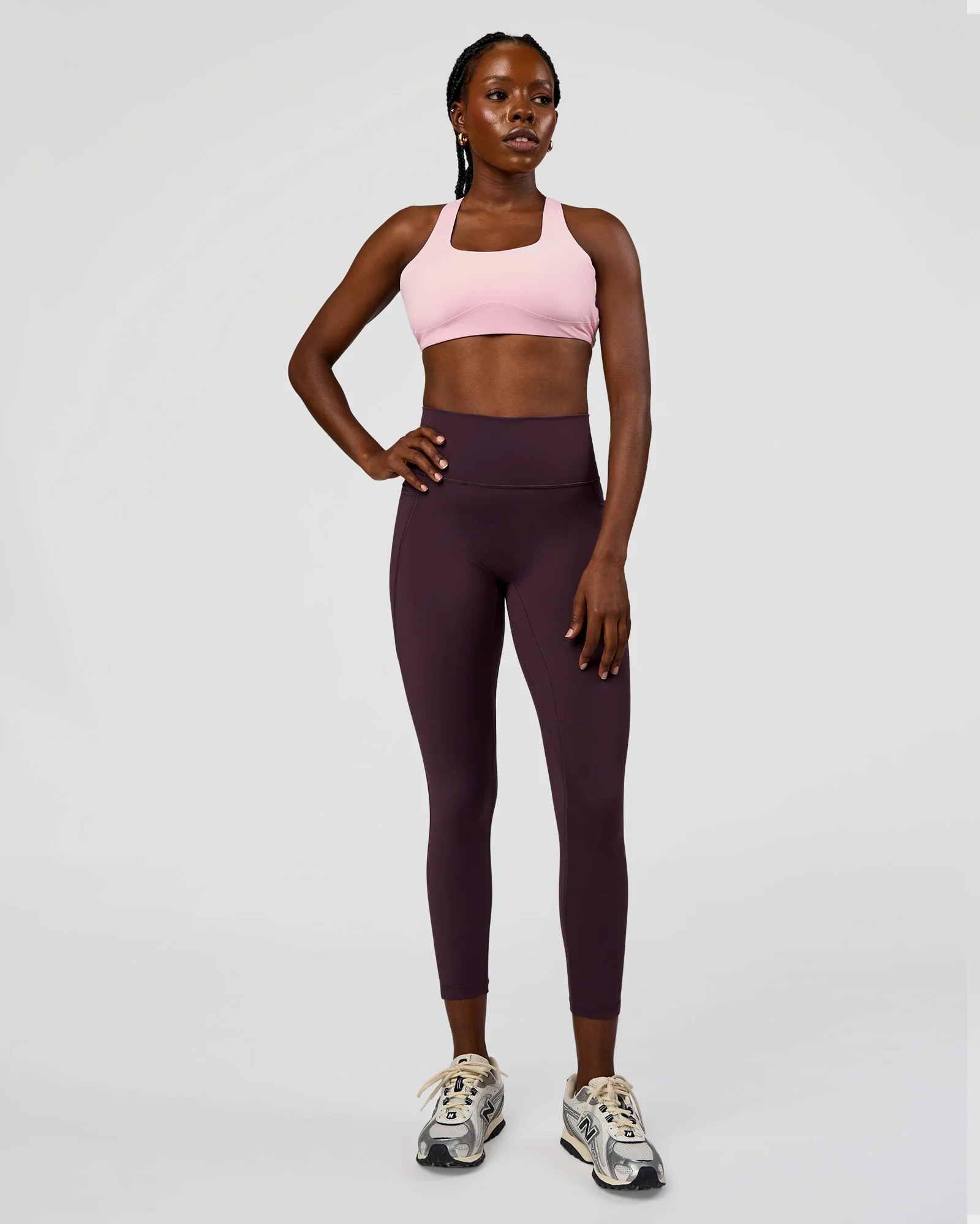 Fusion Ultra High-Rise 7/8 Legging Pockets - Midnight Plum - Image 5