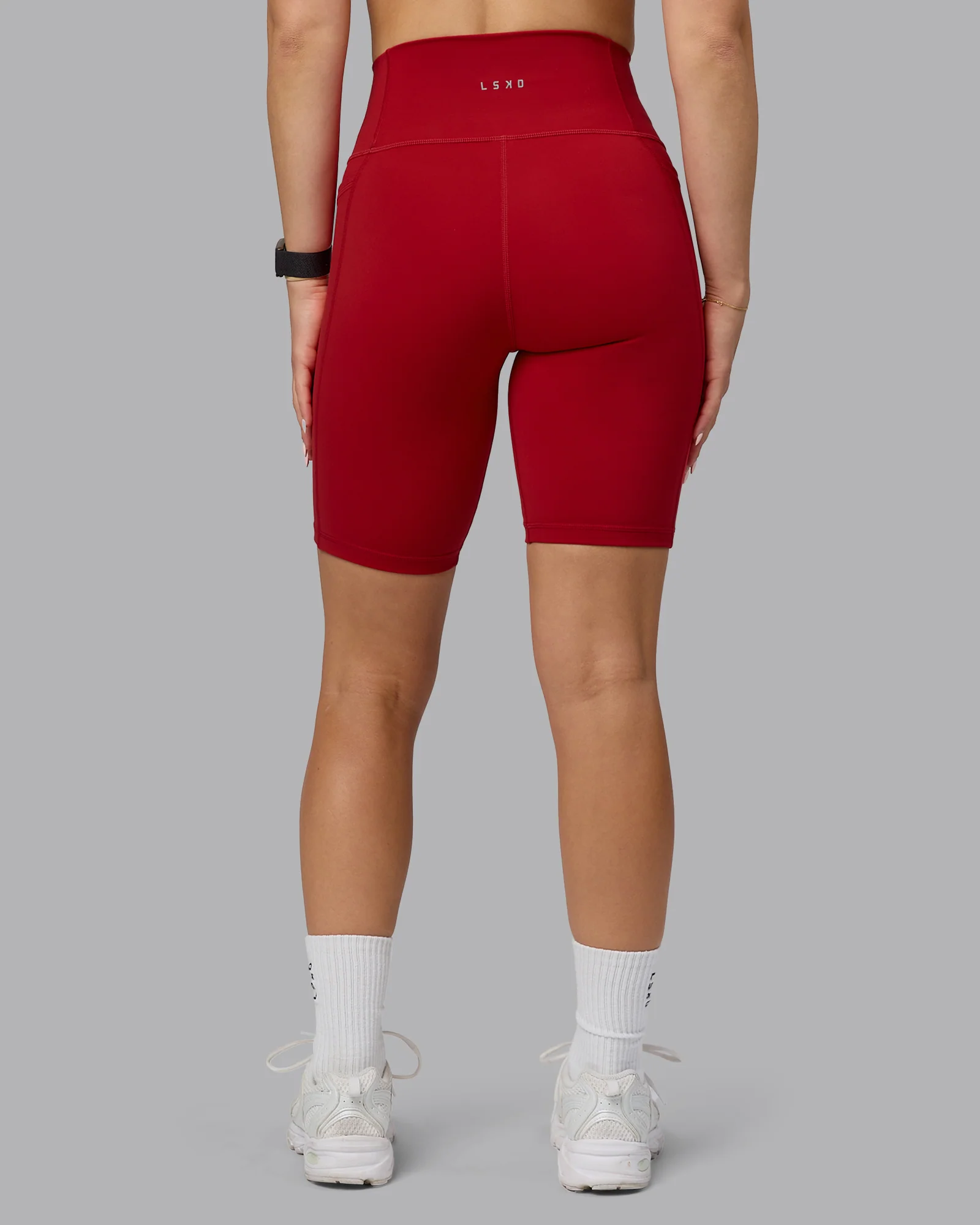 Fusion Ultra High-Rise 9" Short Pockets - Cherry Red - Image 3
