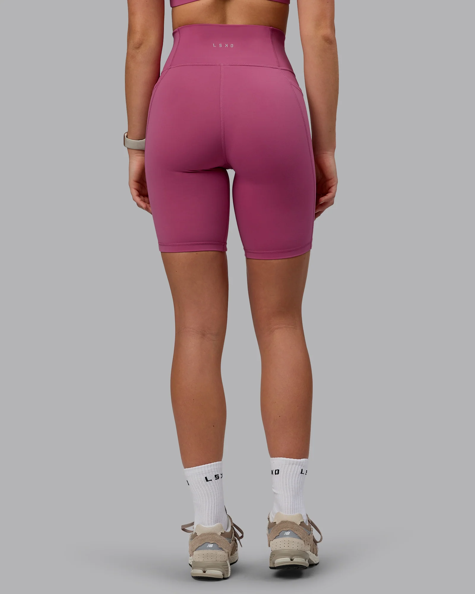 Fusion Ultra High-Rise 9" Short Pockets - Mauve Haze - Image 3