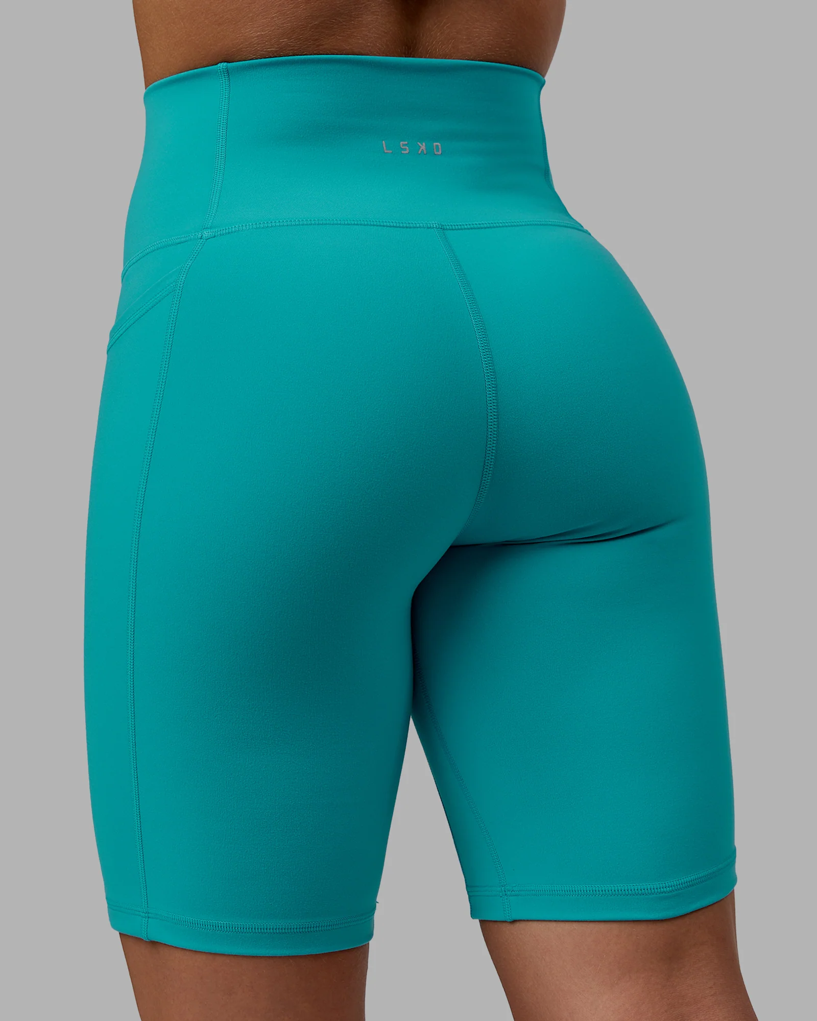 Fusion Ultra High-Rise 9" Short Pockets - Uplift Blue - Image 7