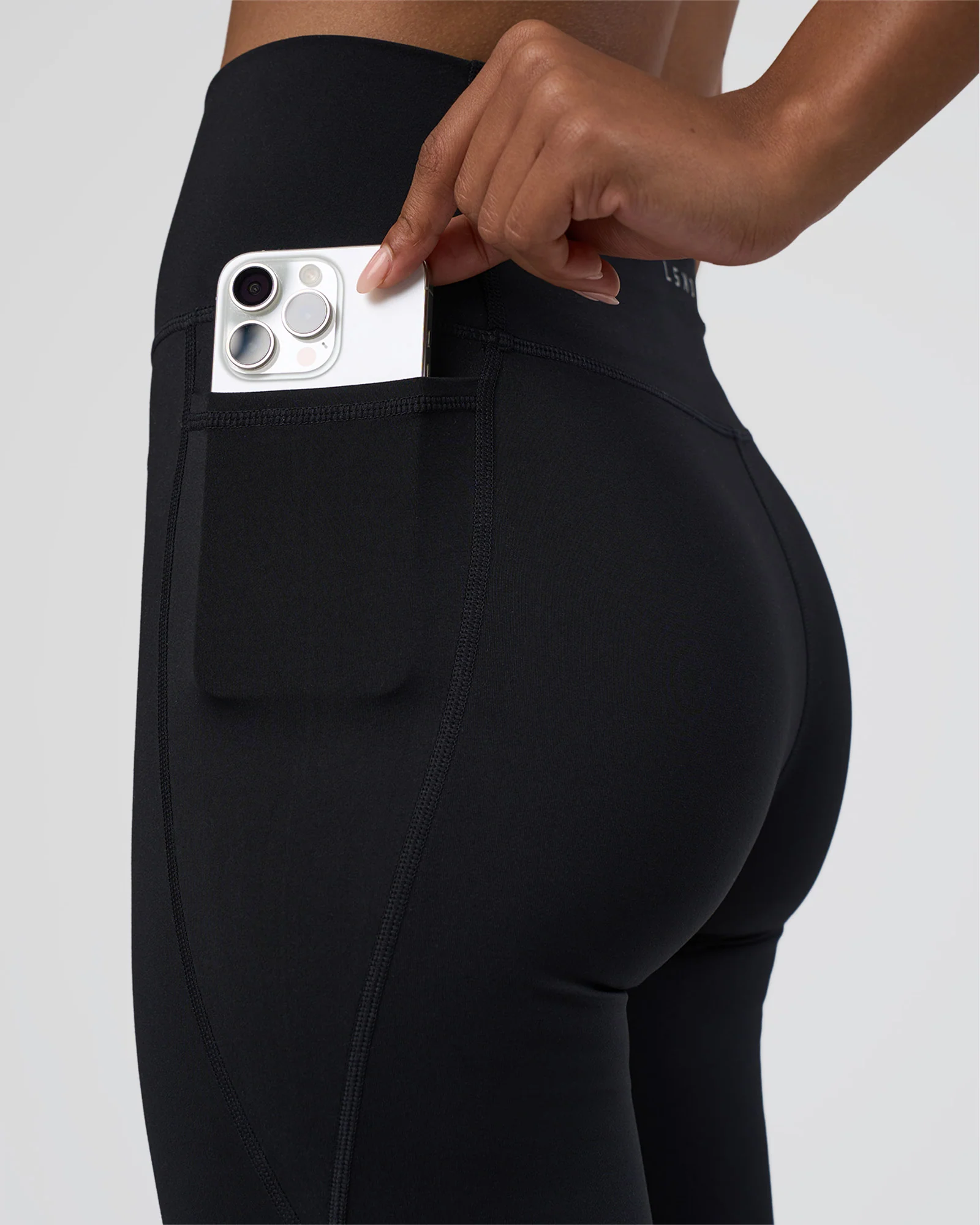 Fusion Ultra High-Rise Flared Tall Legging Pockets - Black - Image 2