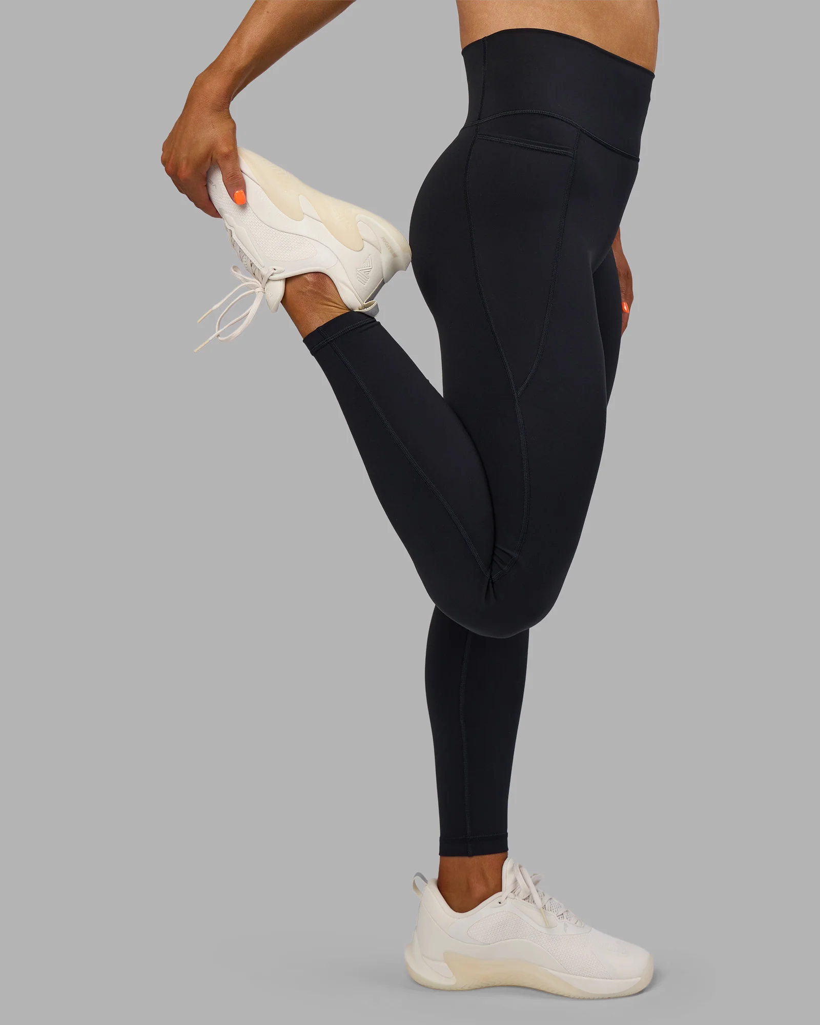 Fusion Ultra High-Rise Full Length Legging Pockets - Black - Image 3