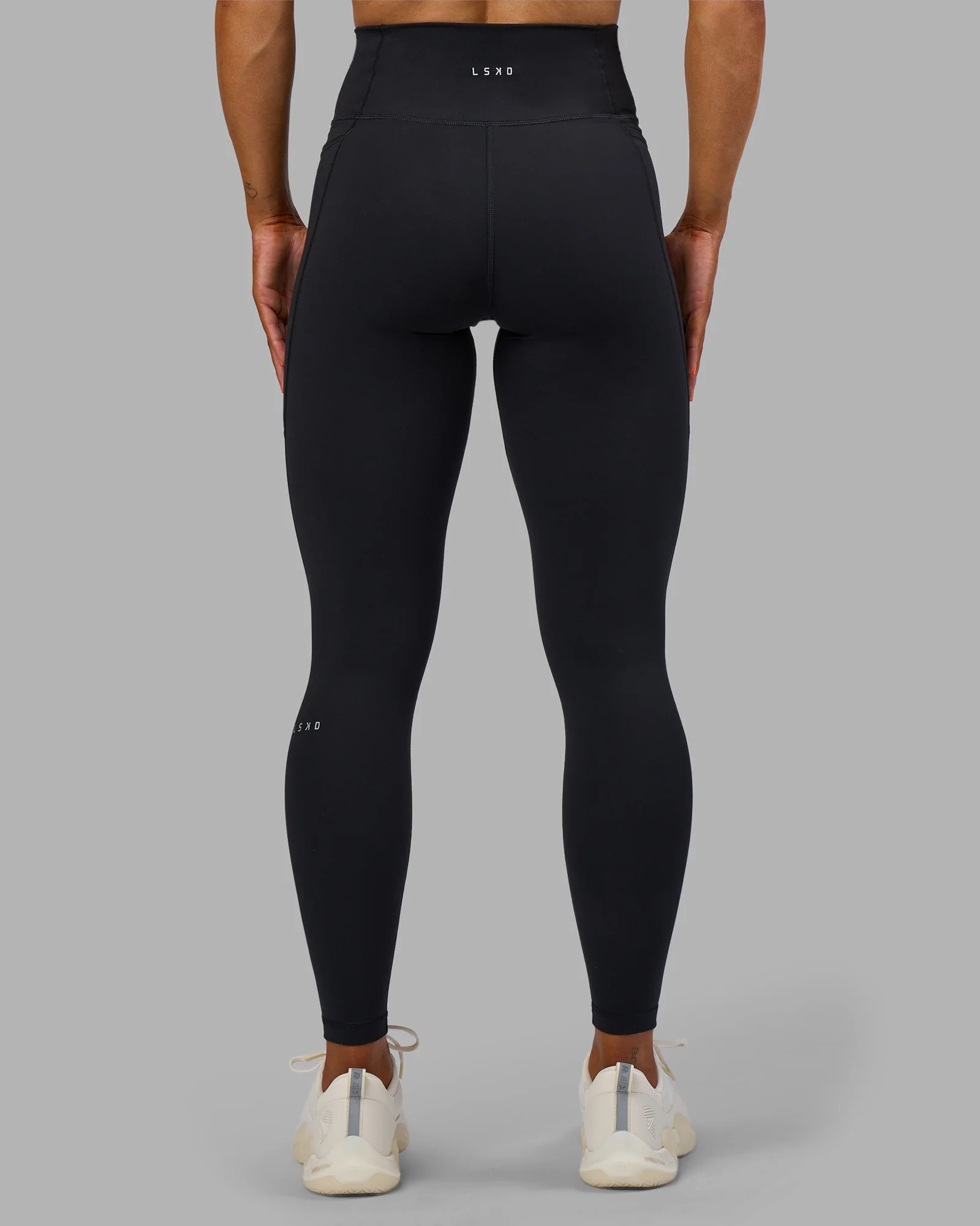 Fusion Ultra High-Rise Full Length Legging Pockets - Black - Image 4