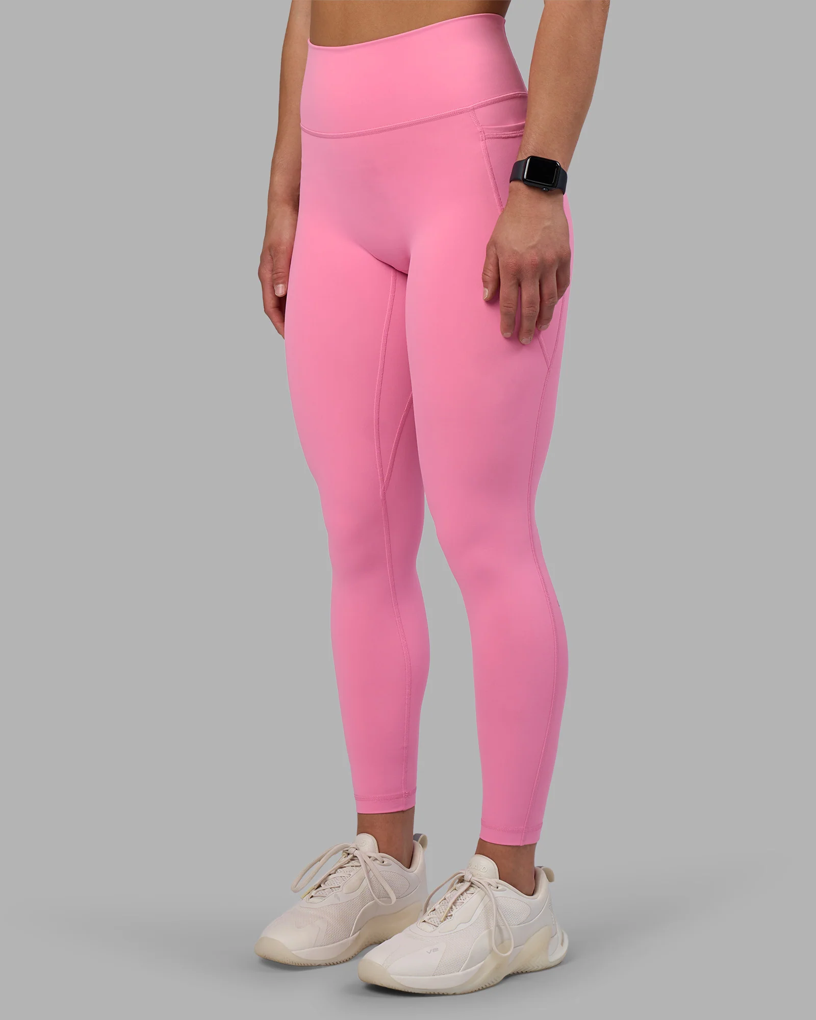 Fusion Ultra High-Rise Full Length Legging Pockets - Candy Pink - Image 6