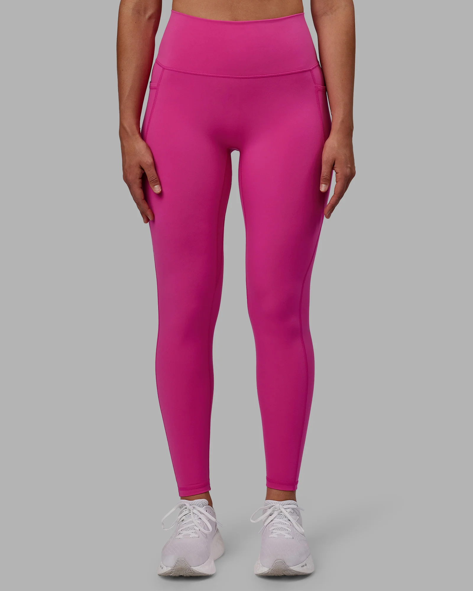 Fusion Ultra High-Rise Full Length Legging Pockets - Fuchsia Pink - Image 8