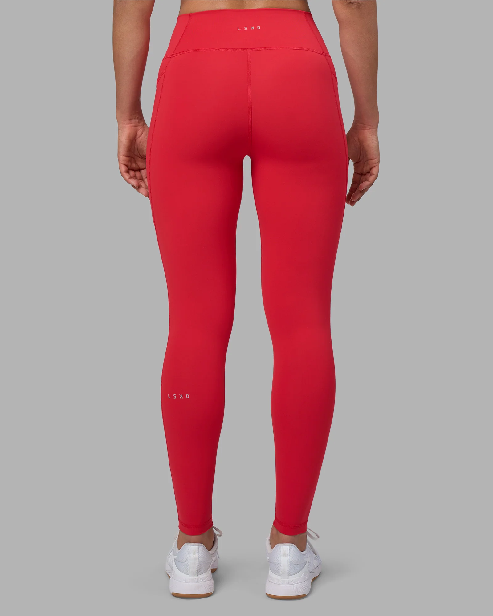 Fusion Ultra High-Rise Full Length Legging Pockets - Scarlet - Image 4