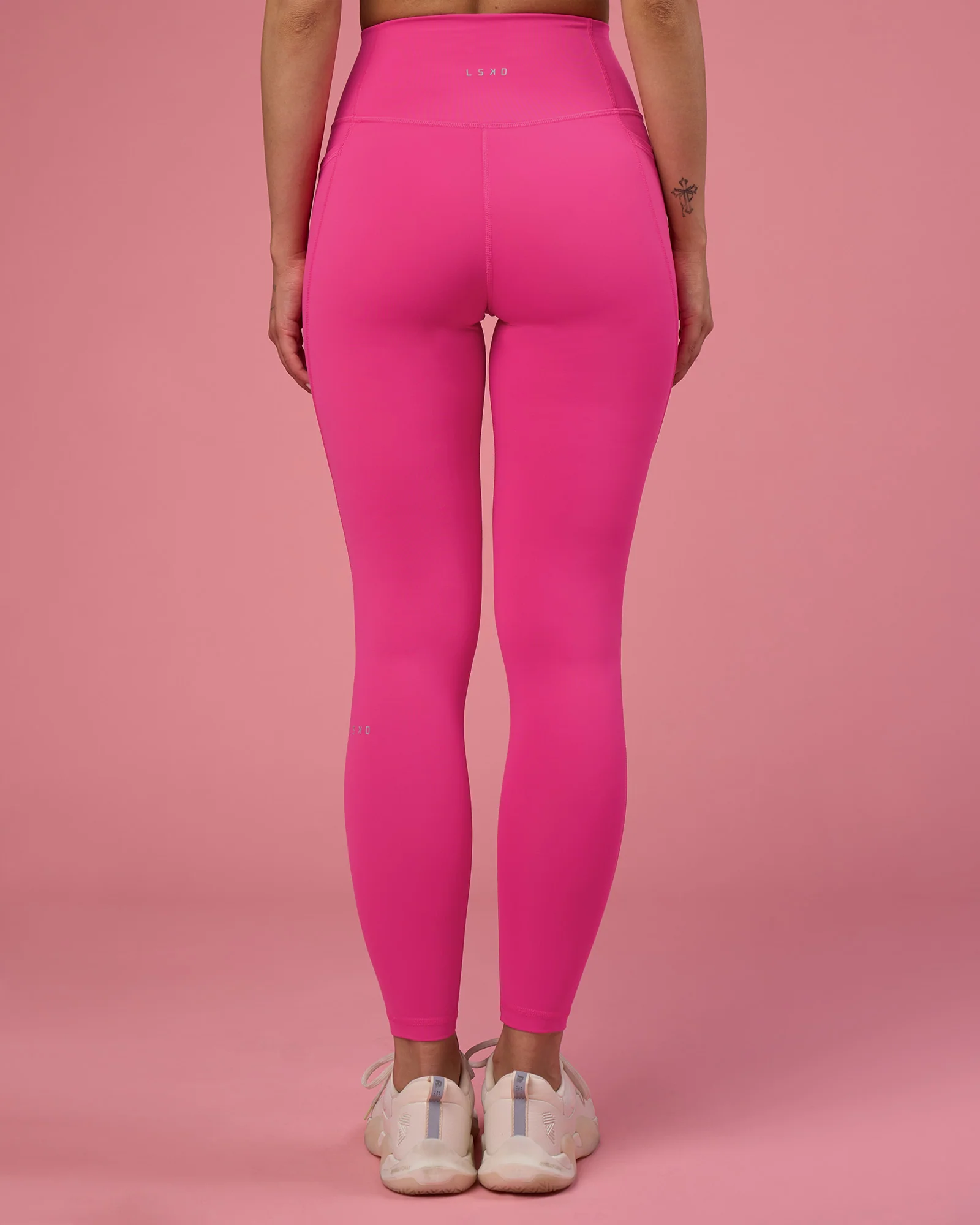 Fusion Ultra High-Rise Full Length Legging Pockets - Ultra Pink - Image 3