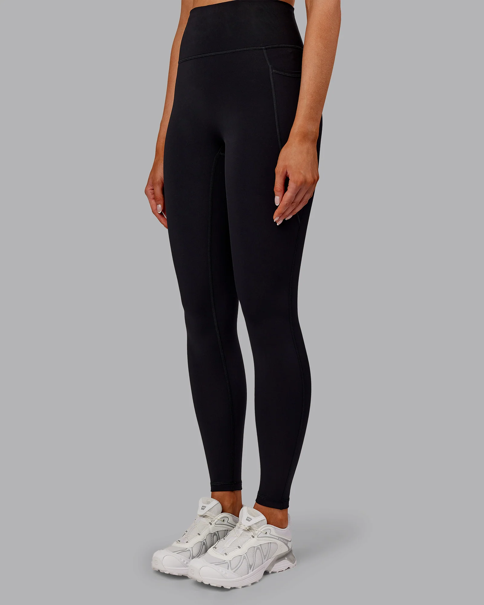 Fusion Thermal Ultra High-Rise Full Length Legging Pockets - Black - Image 7