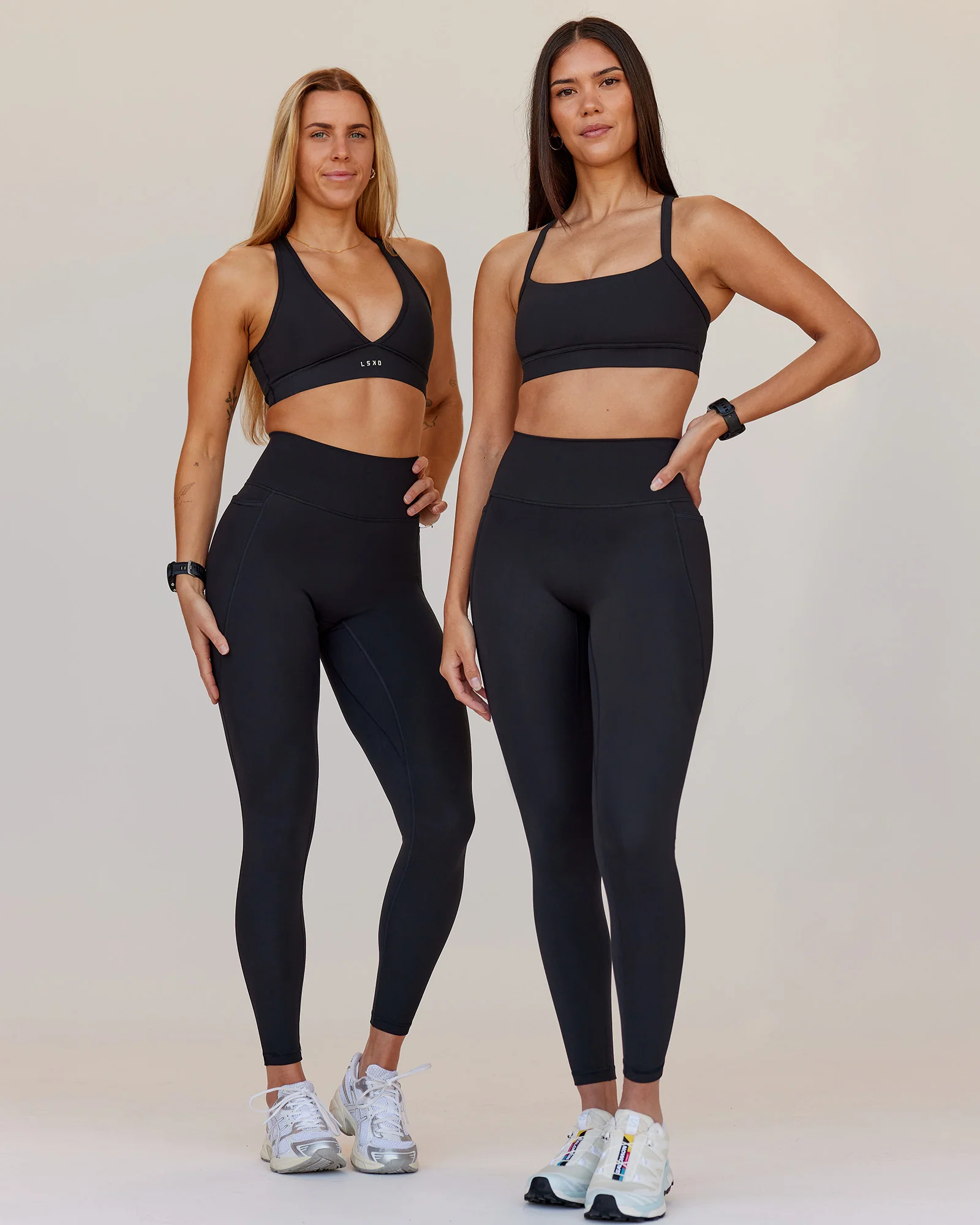 Fusion V-Contour Ultra High-Rise Full Length Legging Pockets - Black - Image 8