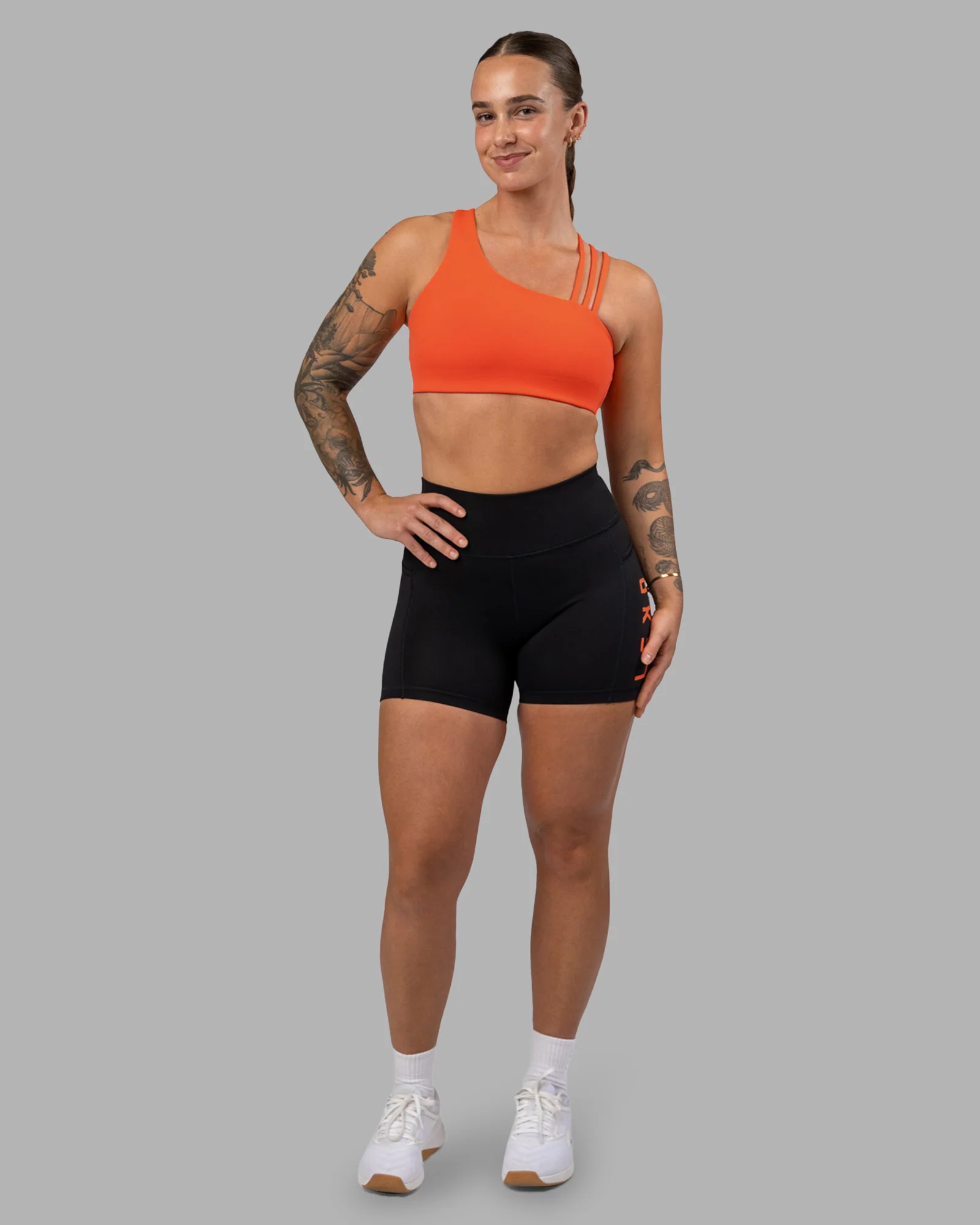 Galvanise Sports Bra 2.0 - Ultra Orange - Image 3