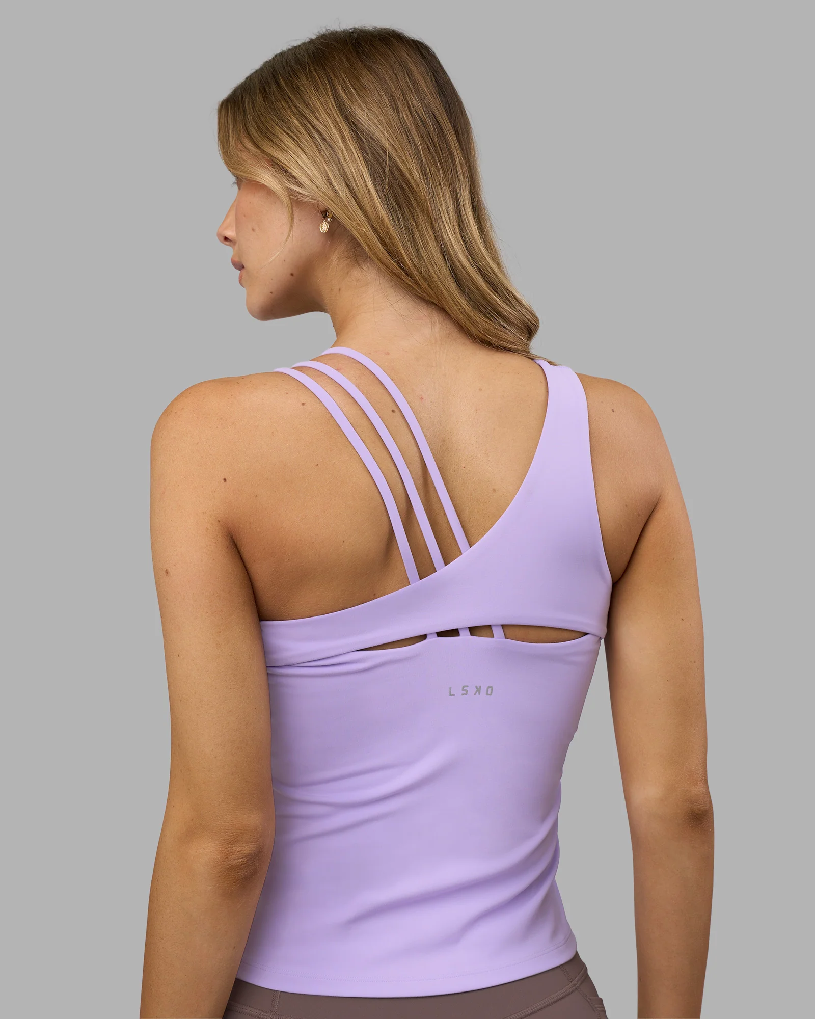 Galvanise Splice Shelf Bra Tank - Pale Lilac - Image 2
